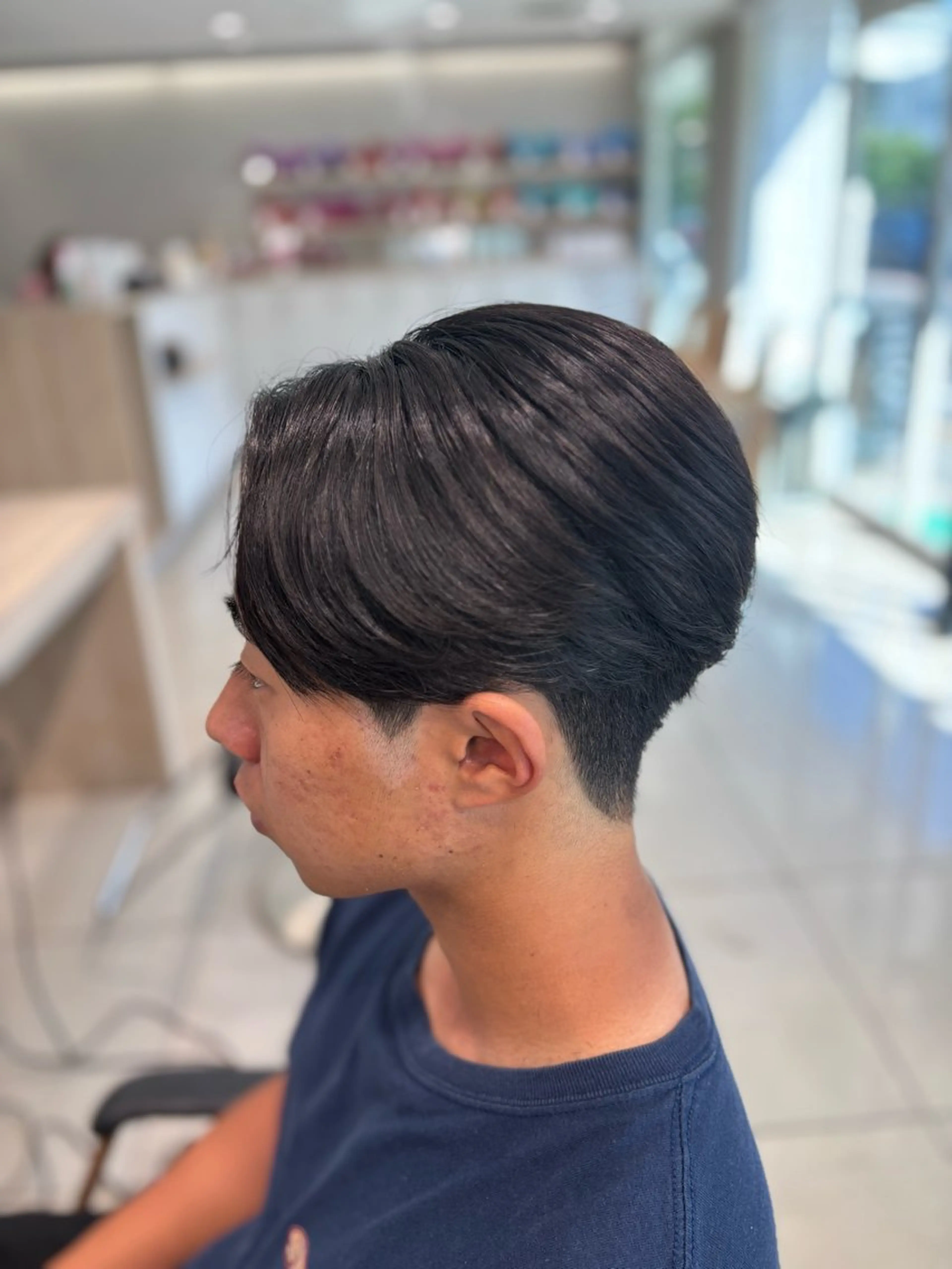 ミディアム パーマ メンズ カット 縮毛矯正 トリートメント メンズ支持率エリア No.1/keitaのヘアスタイル