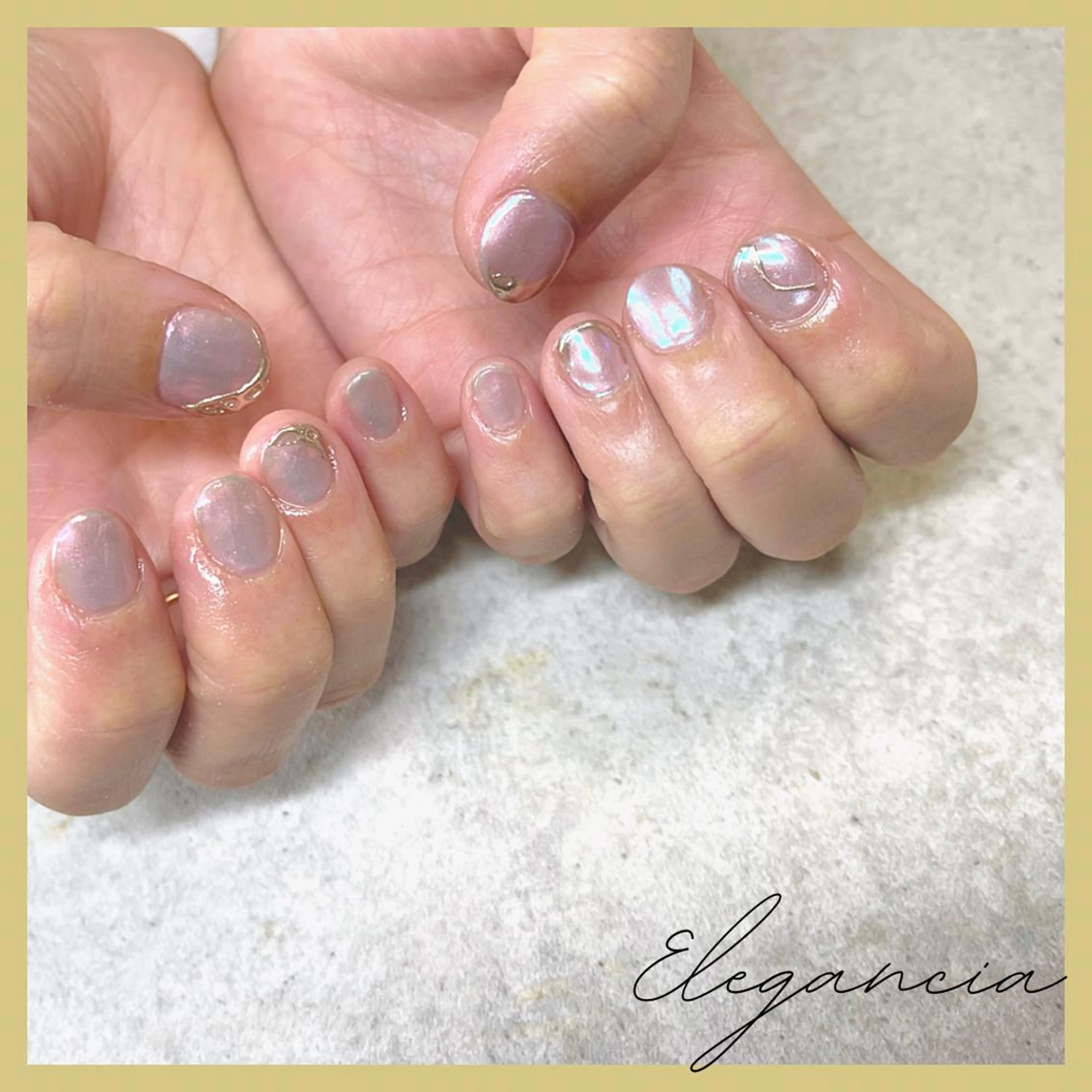 カラー ネイル ハンドネイル Elegancia. Hiromiのネイルデザイン