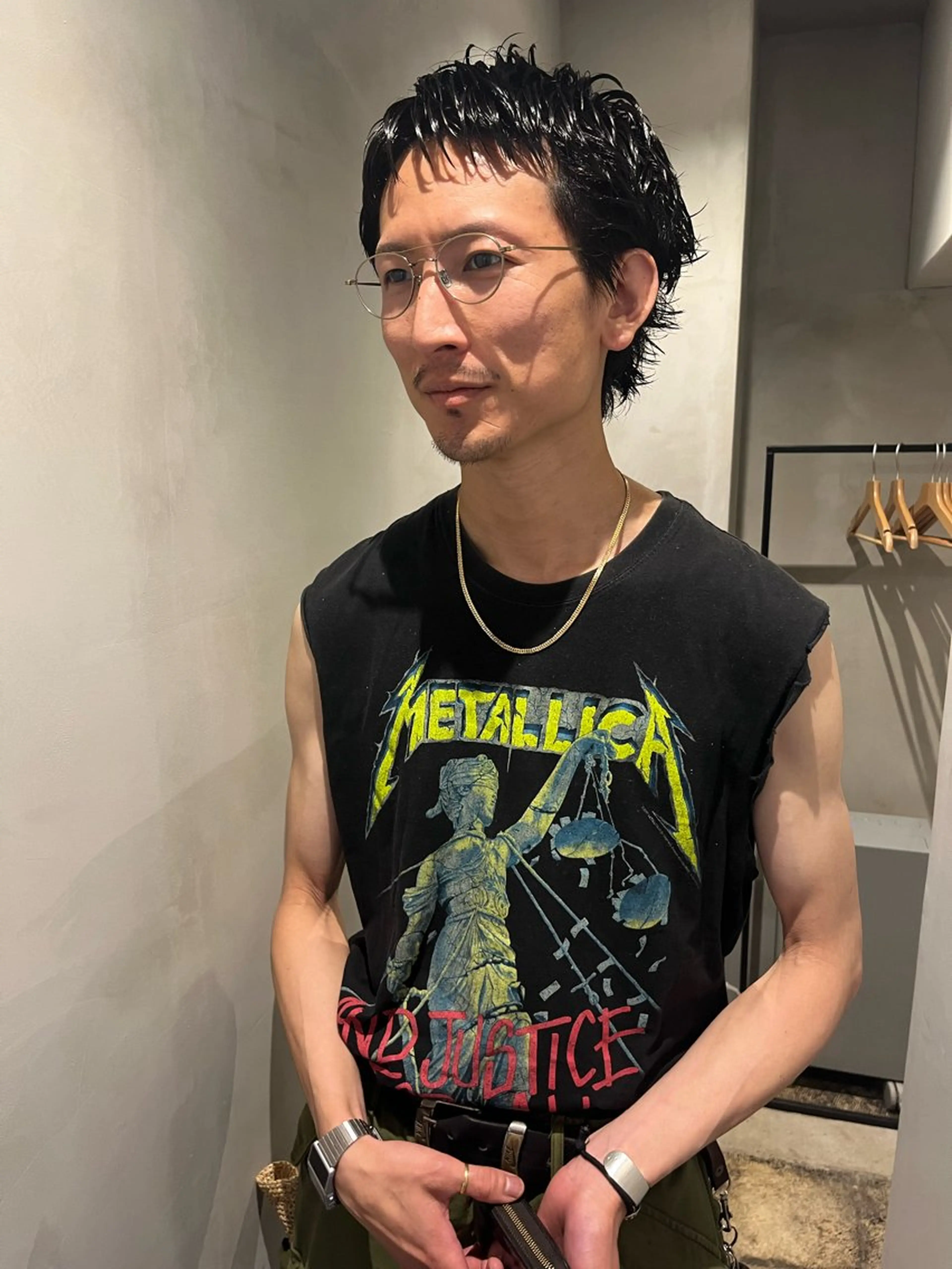 ショート メンズ ロエ平尾山荘所属・ショート/ハイライト /平尾/薬院/綜一郎のヘアスタイル