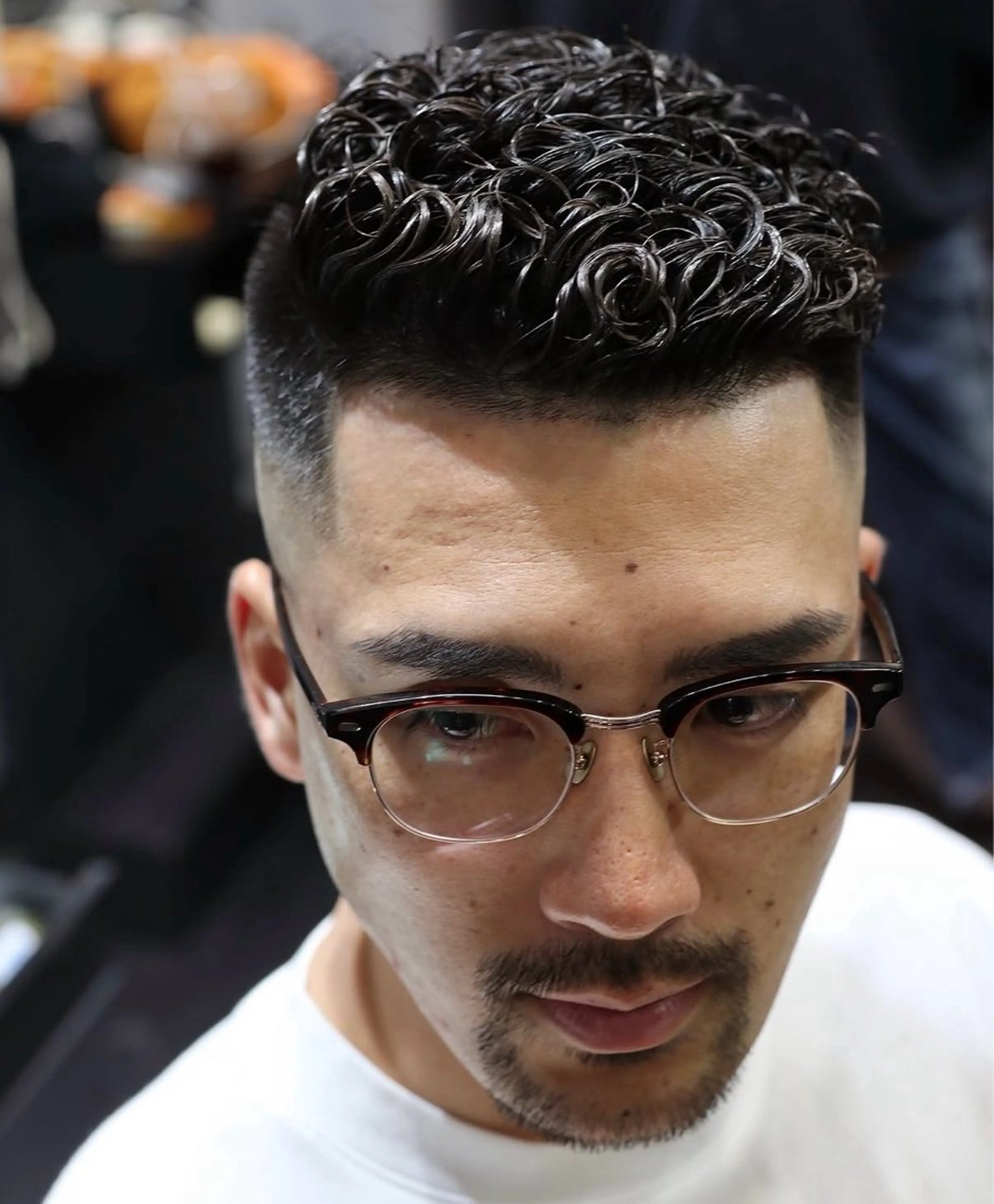 【メンズ限定】初回のみカット+ニュアンスパーマ（フェードカット。スキンフェード。刈り上げ。ツーブロック）の写真