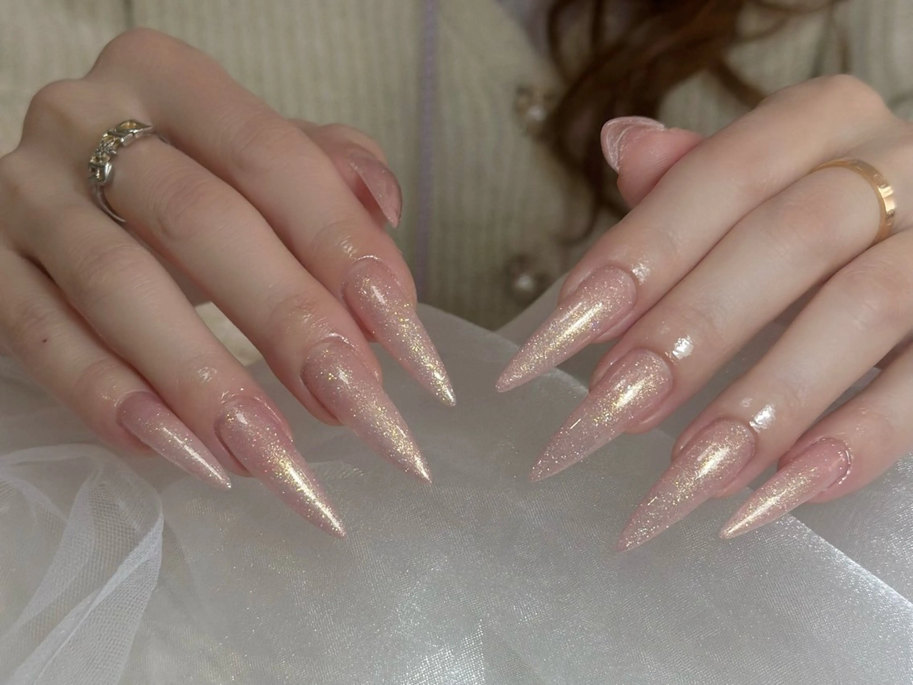 ネイル ボルドー ブラウン チークネイル ドット フットネイル ハンドネイル Julli NailStudioのネイルデザイン