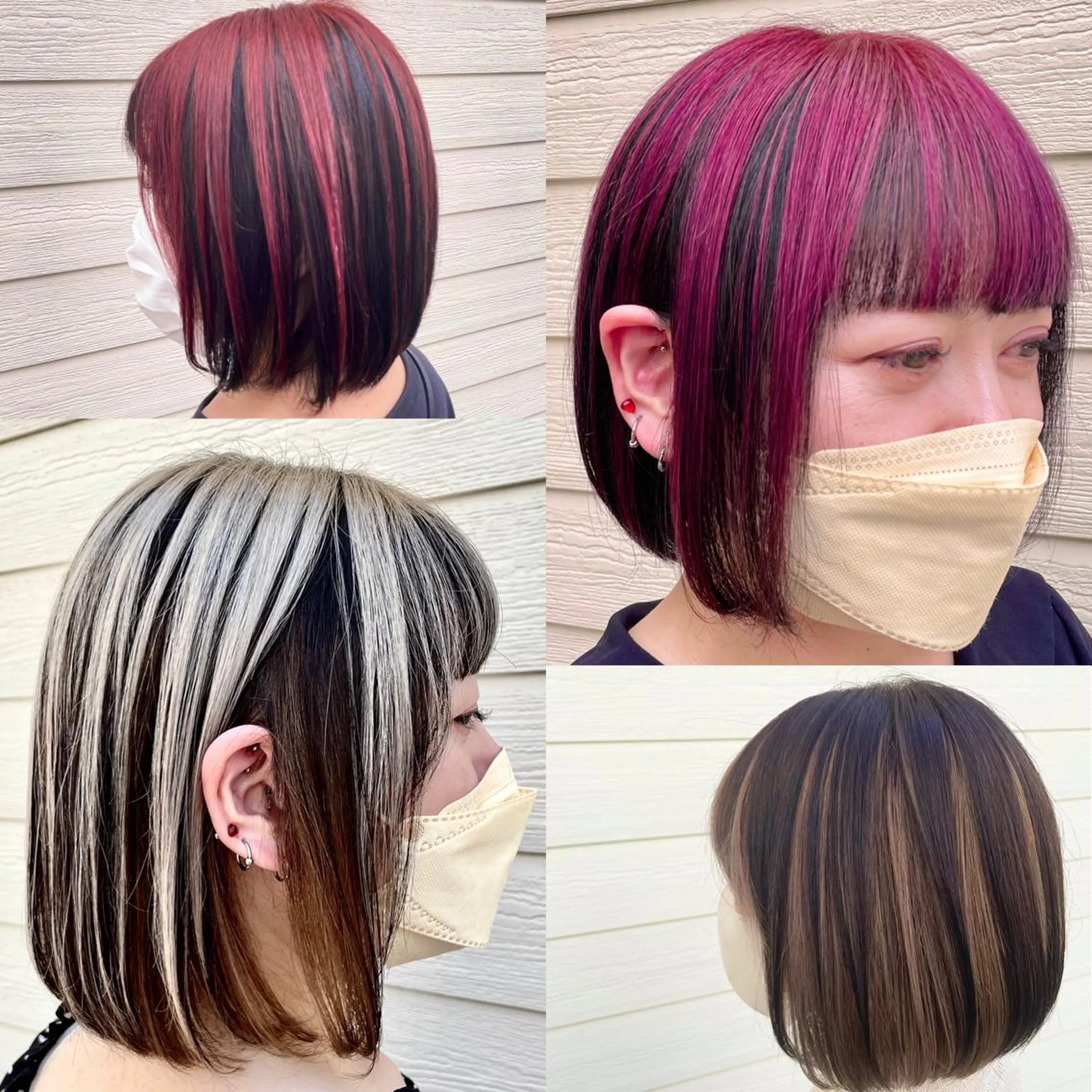 カラー ミストバング  フェイスフレーミング ハイライトカラー インナーカラー RUBEUS【ルベウス】所属・✨艶々カラー🎨 杉本賢人のヘアスタイル