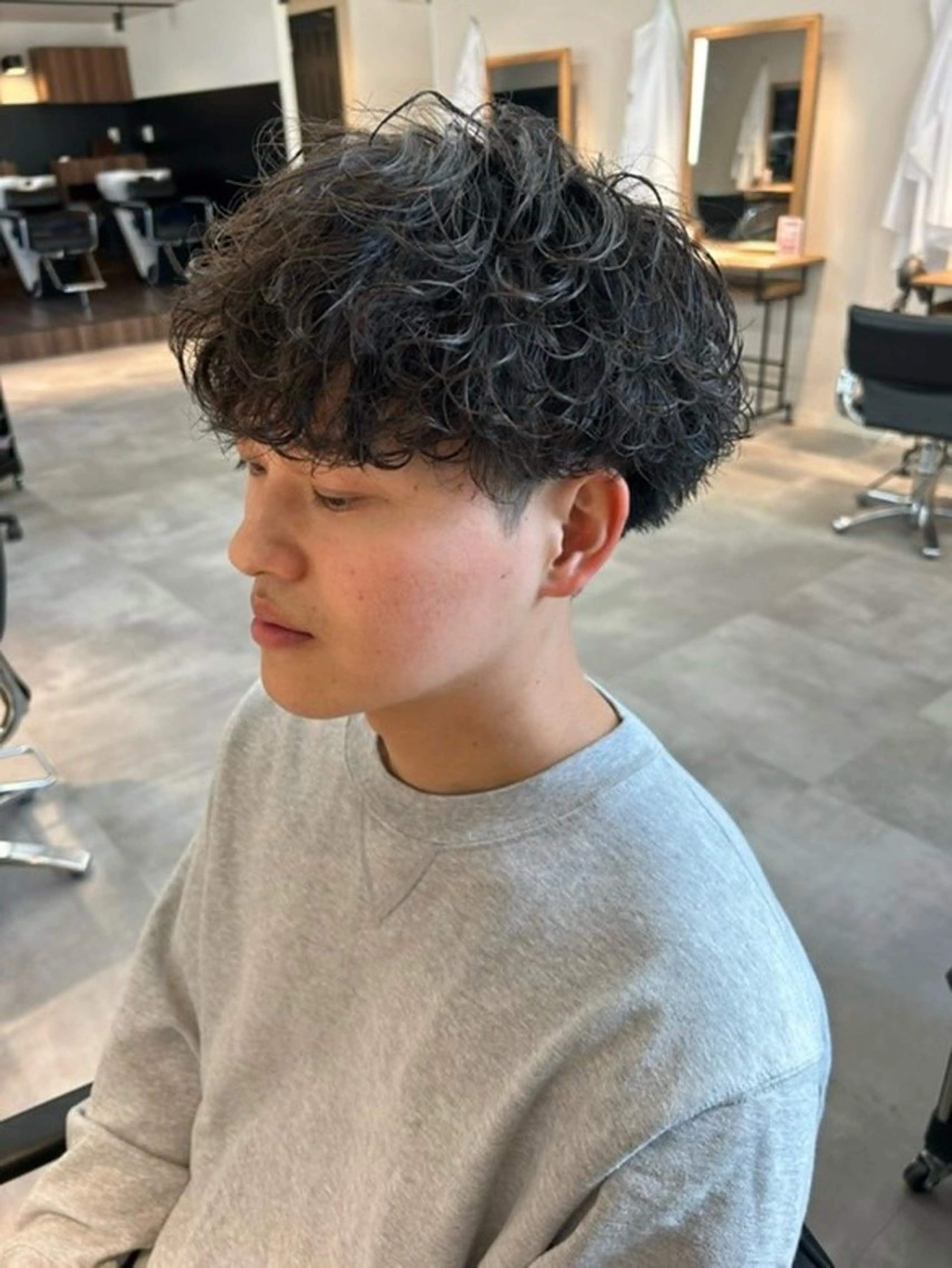 パーマ カット パーマ 韓国メンズヘア千葉駅 矯正パーマ/橋本のヘアスタイル