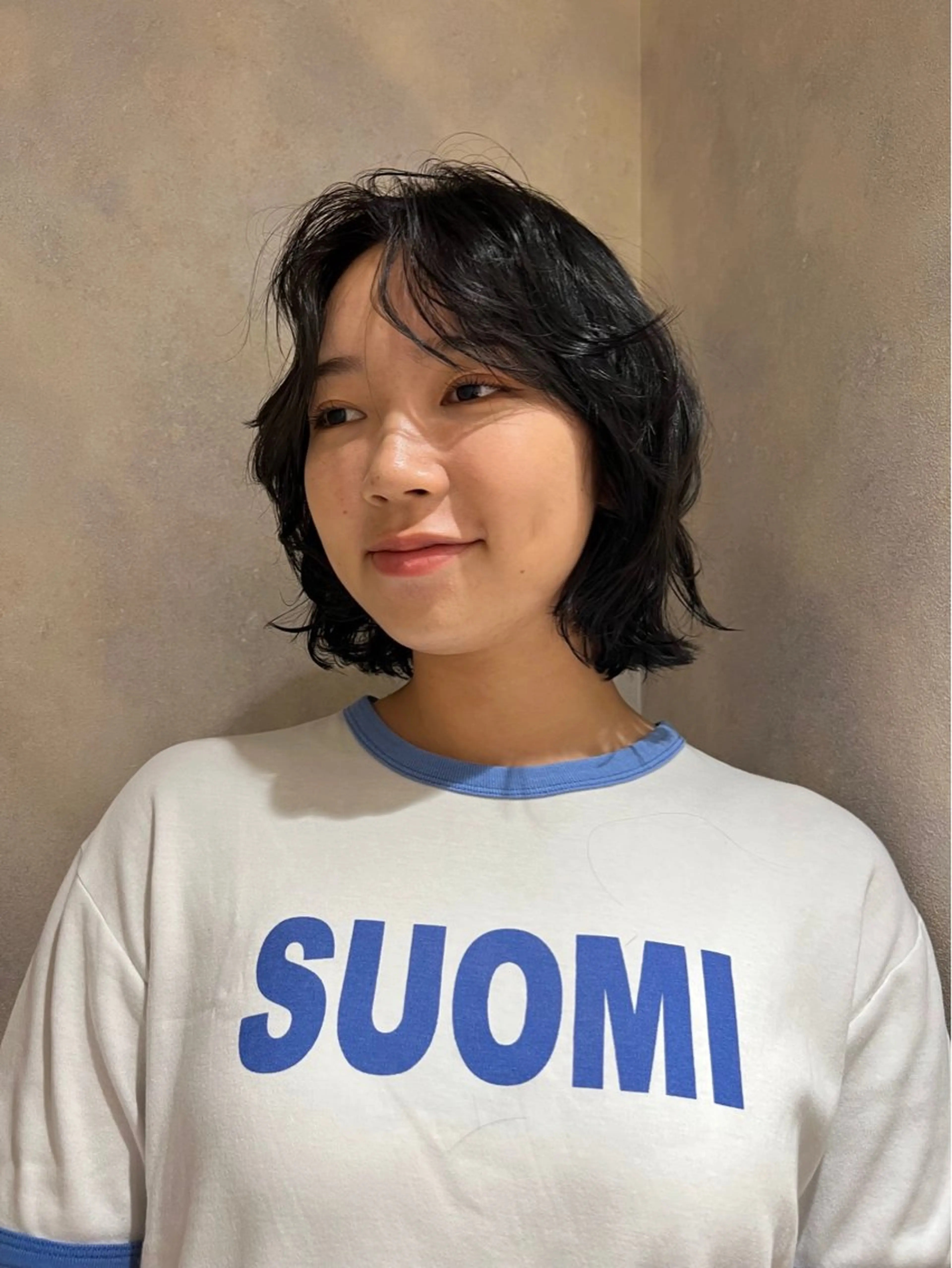 ミディアム 縮毛矯正/髪質改善 FACE。ゆのんのヘアスタイル