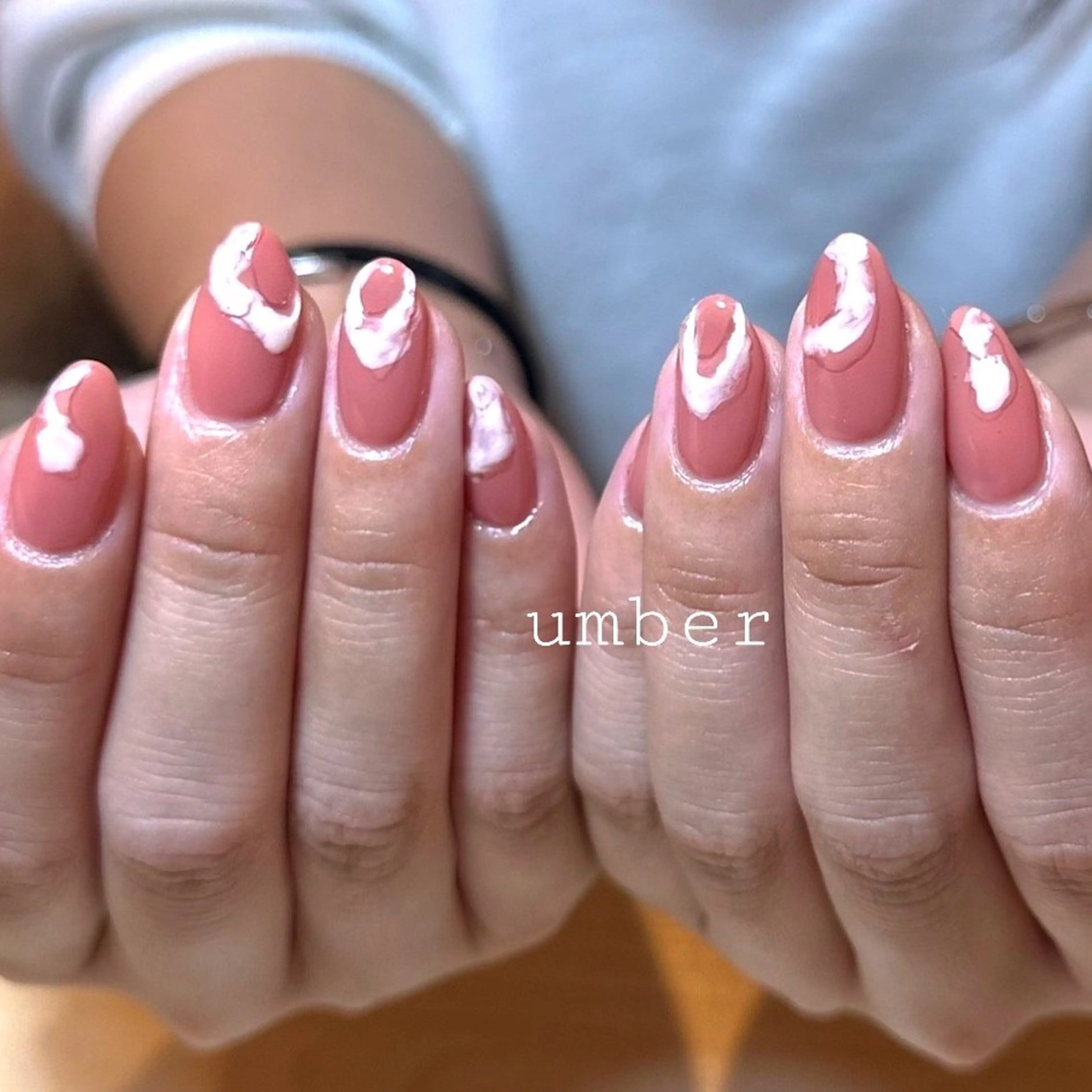 ネイル ハンドネイル umber 三茶1分のネイルデザイン