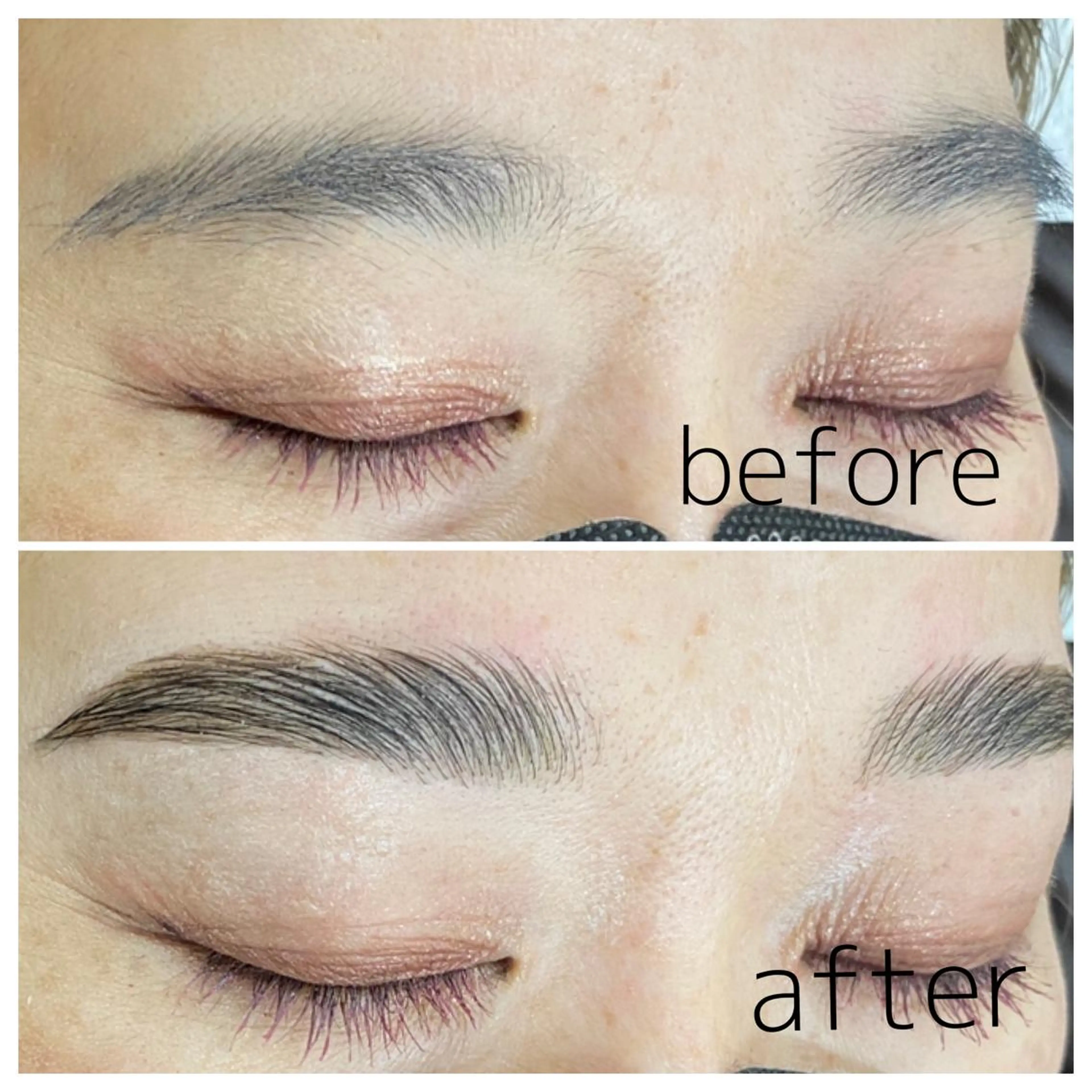 アイブロウ ハリウッドブロウリフト URI nail89所属・URI nail89の眉毛・アイブロウイメージ