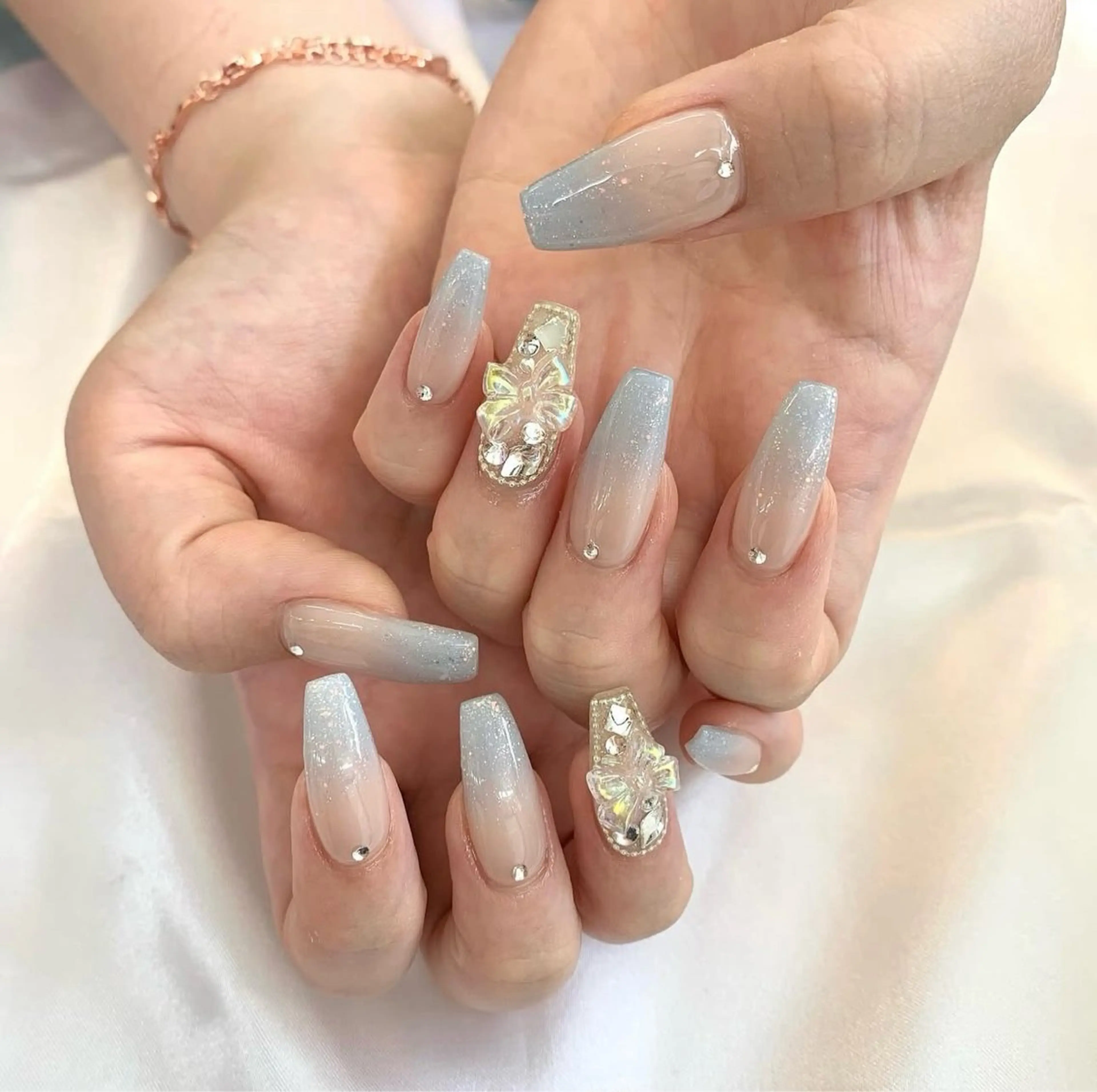 ネイル 韓国ネイル 持ち込み ニュアンスネイル ネイルチップ ハンドネイル TABI ANA.CHUOのネイルデザイン