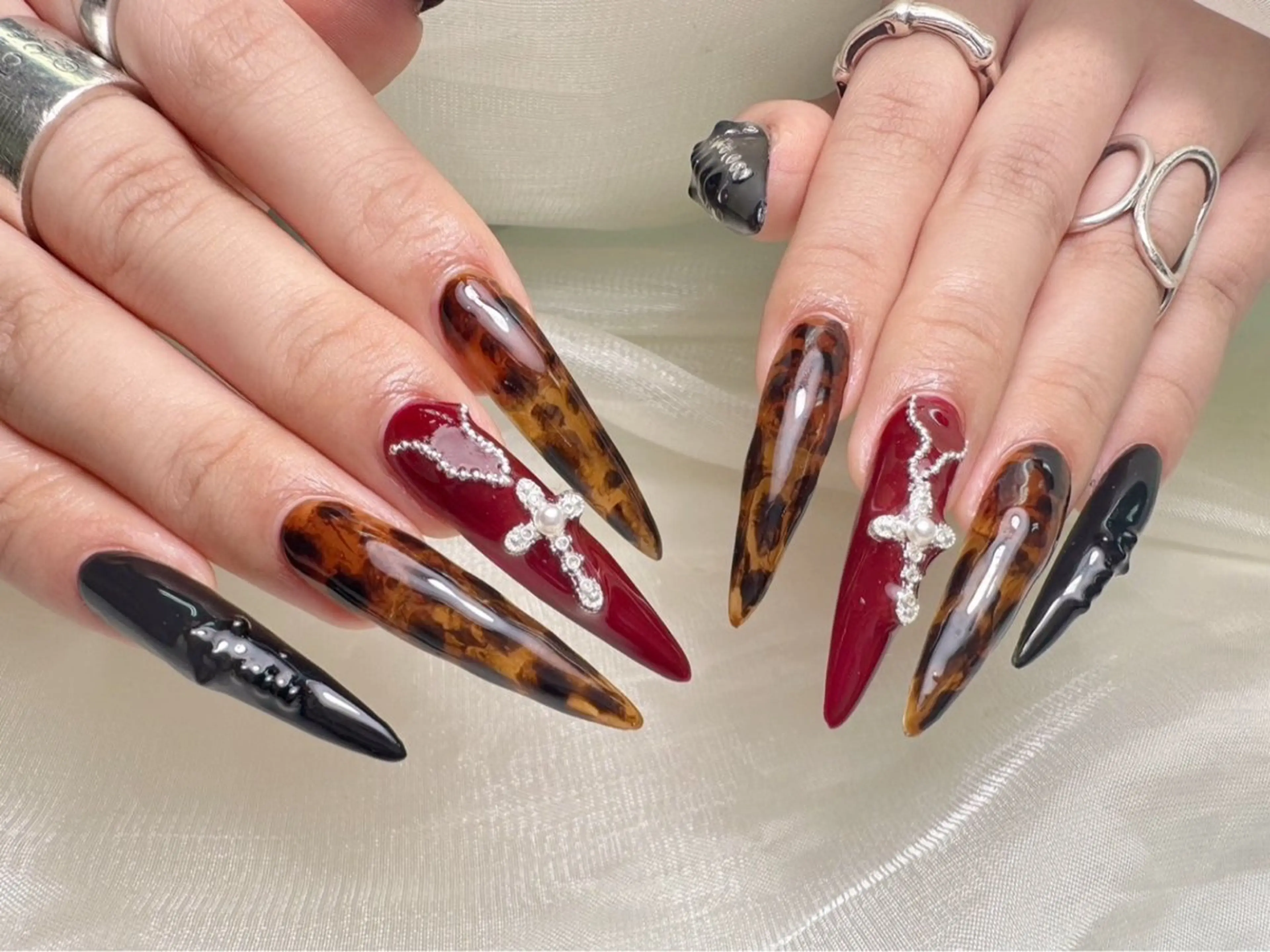 ネイル lucky nail 歌舞伎町のネイルデザイン