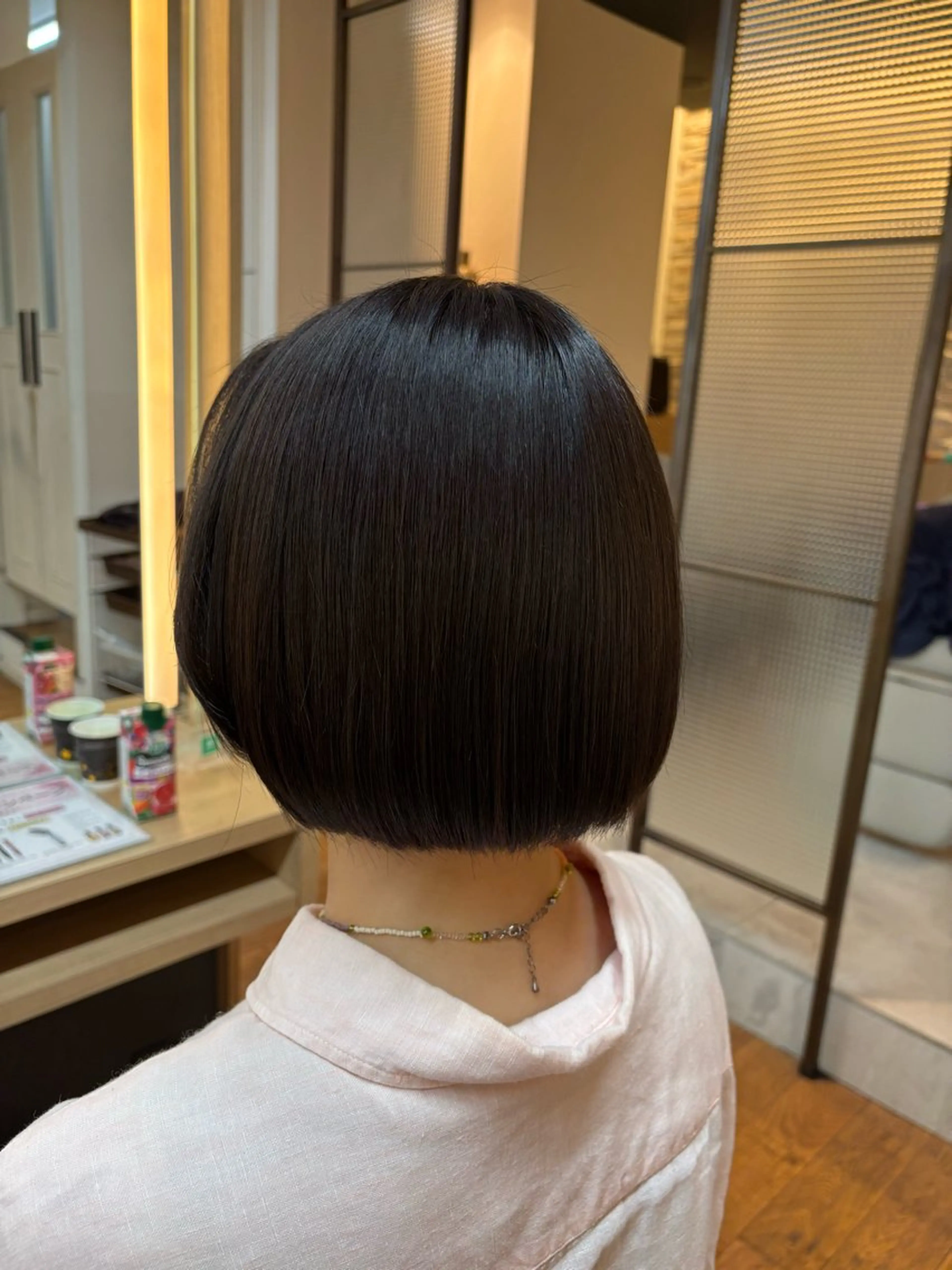 ショート ボブ 縮毛矯正 カット 縮毛矯正 韓国ヘア sasugaのヘアスタイル