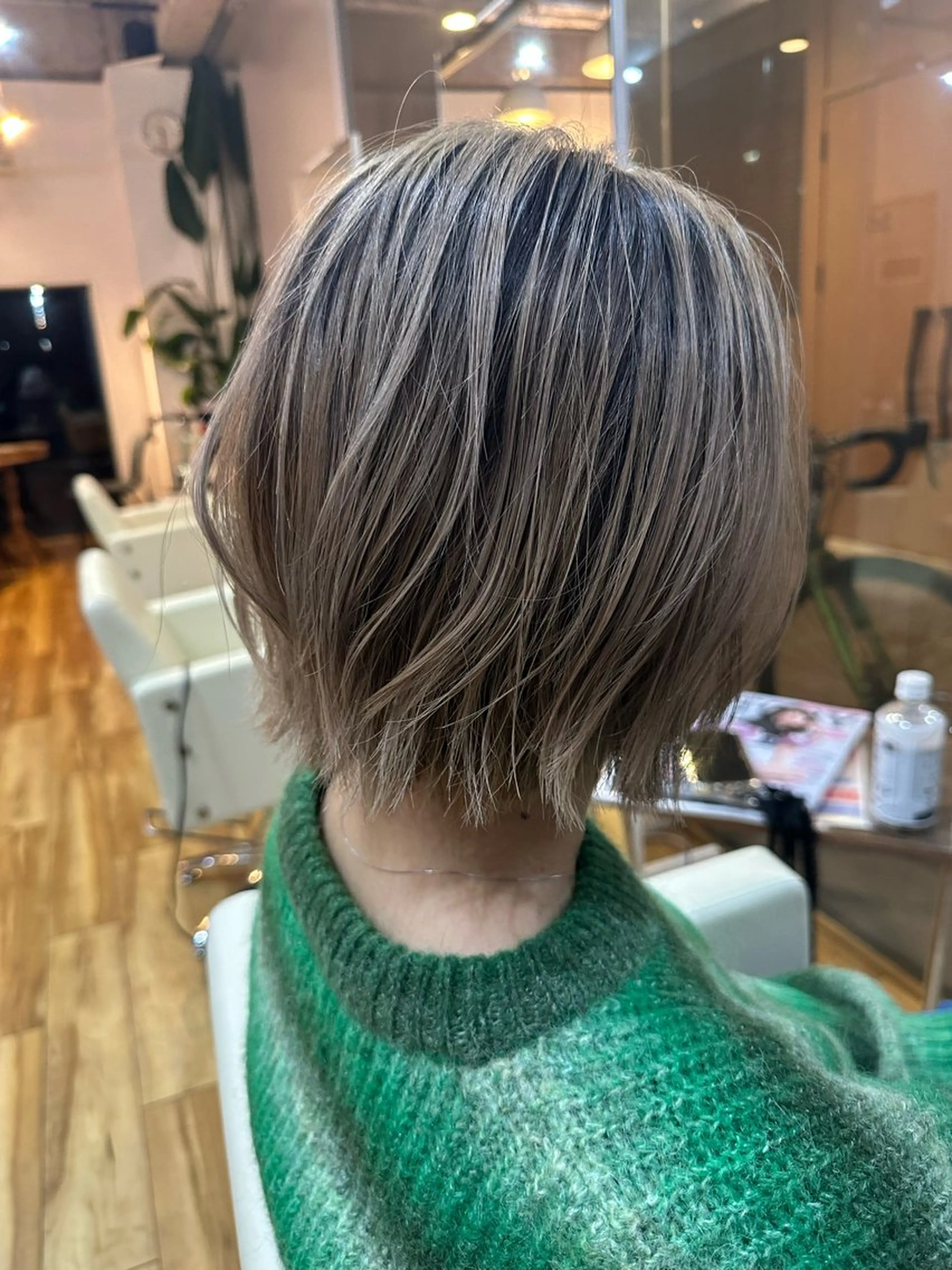 ショート ボブレイヤー ボブ レイヤーカット ヘアカラー 大原 正寛のヘアスタイル