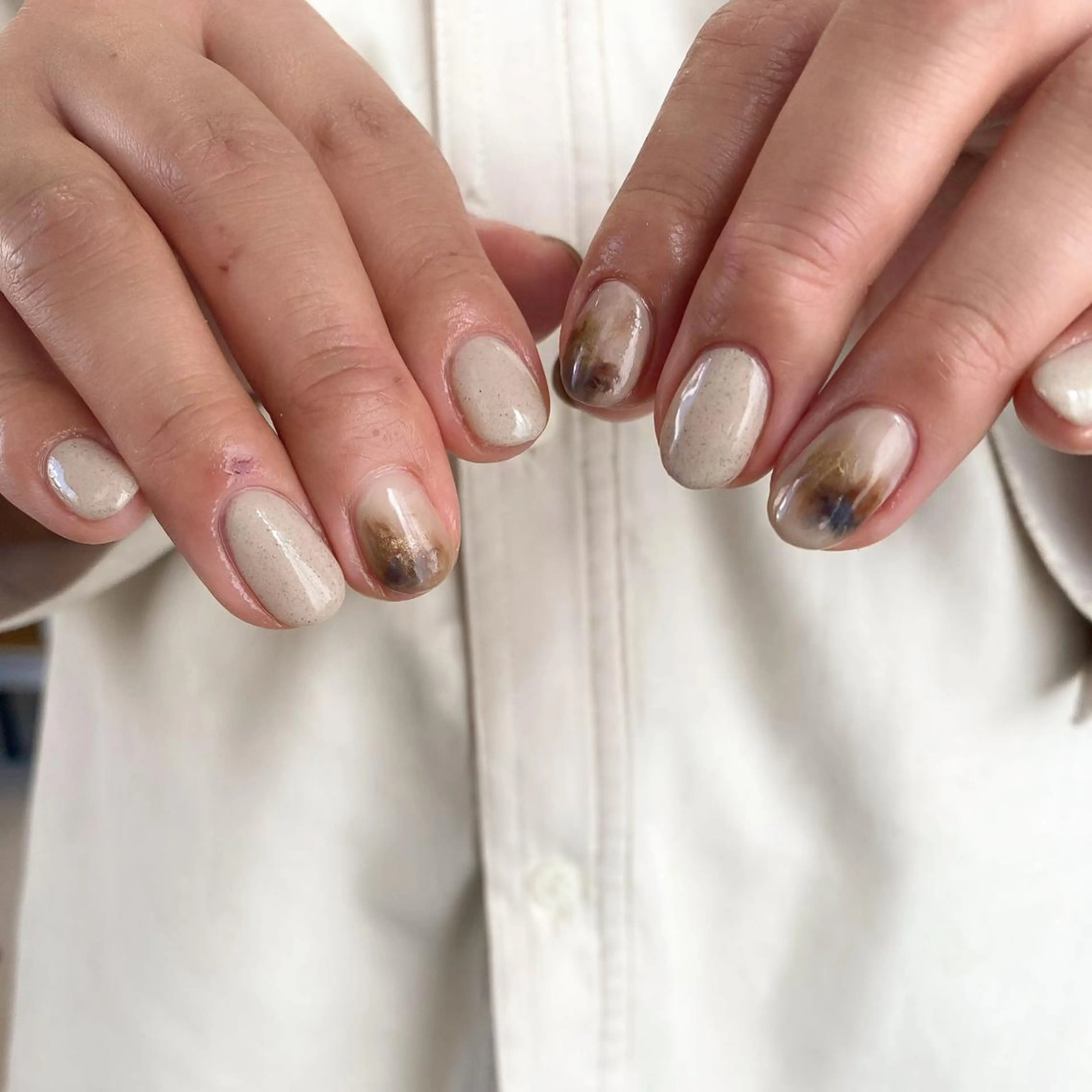 ネイル ジェルネイル ハンドネイル nable.所属・栗林 実莉のネイルデザイン