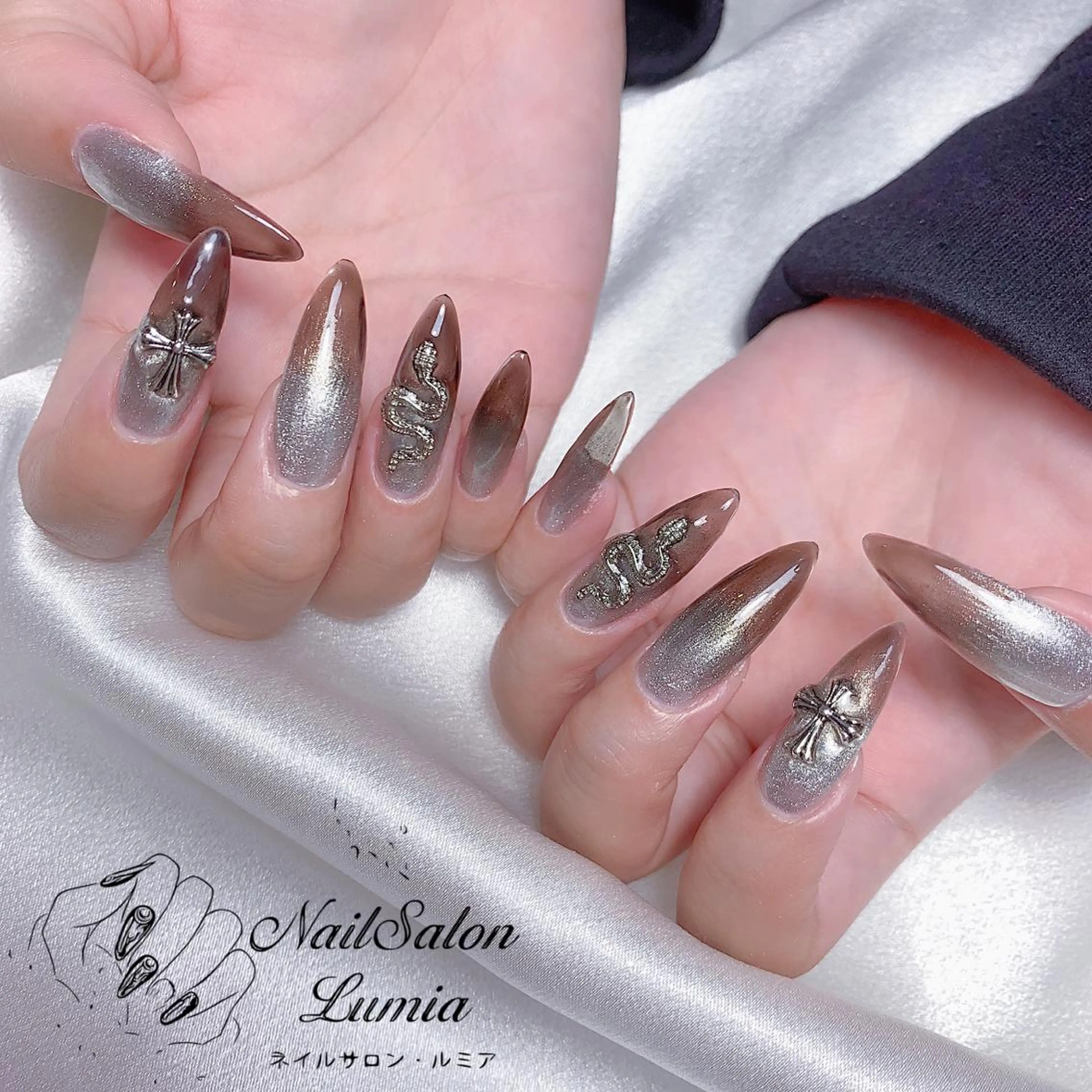 ネイル ハンドネイル ネイルサロン ルミア Lumia 店長のネイルデザイン