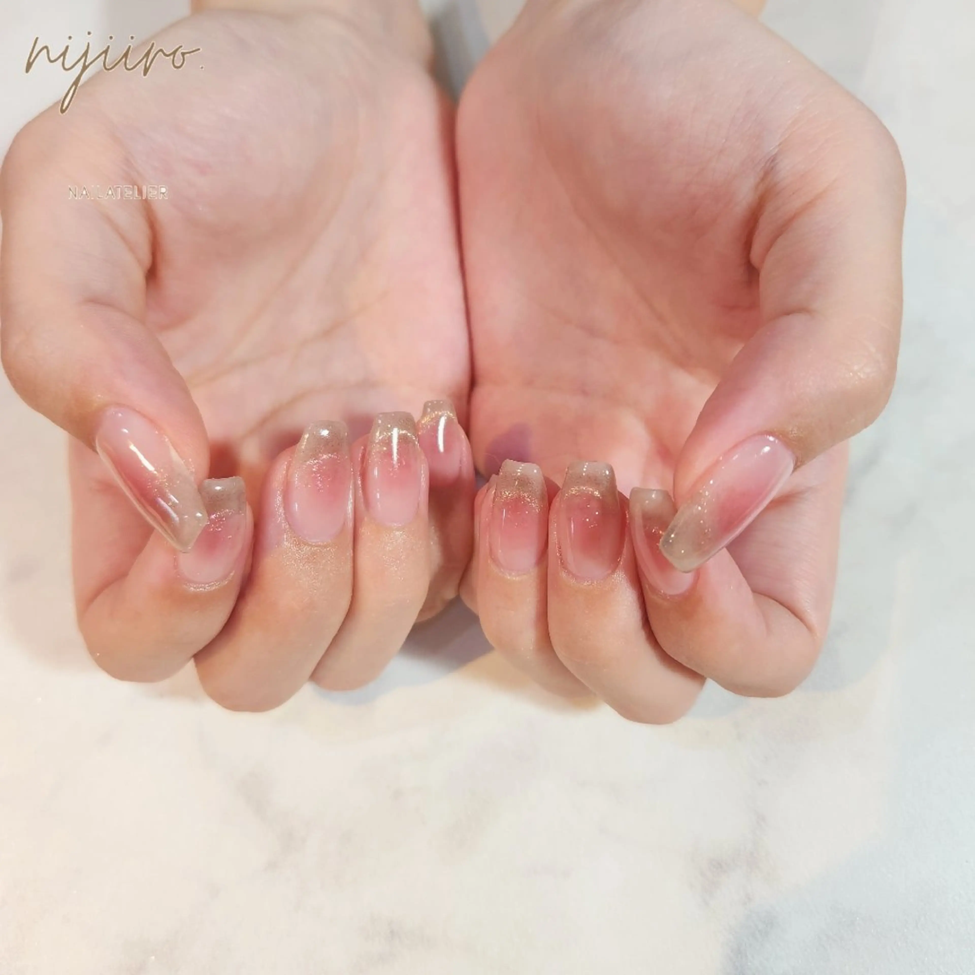 ネイル ハンドネイル nailatelier nijiiro.所属・nijiiro🌈 サトウのネイルデザイン