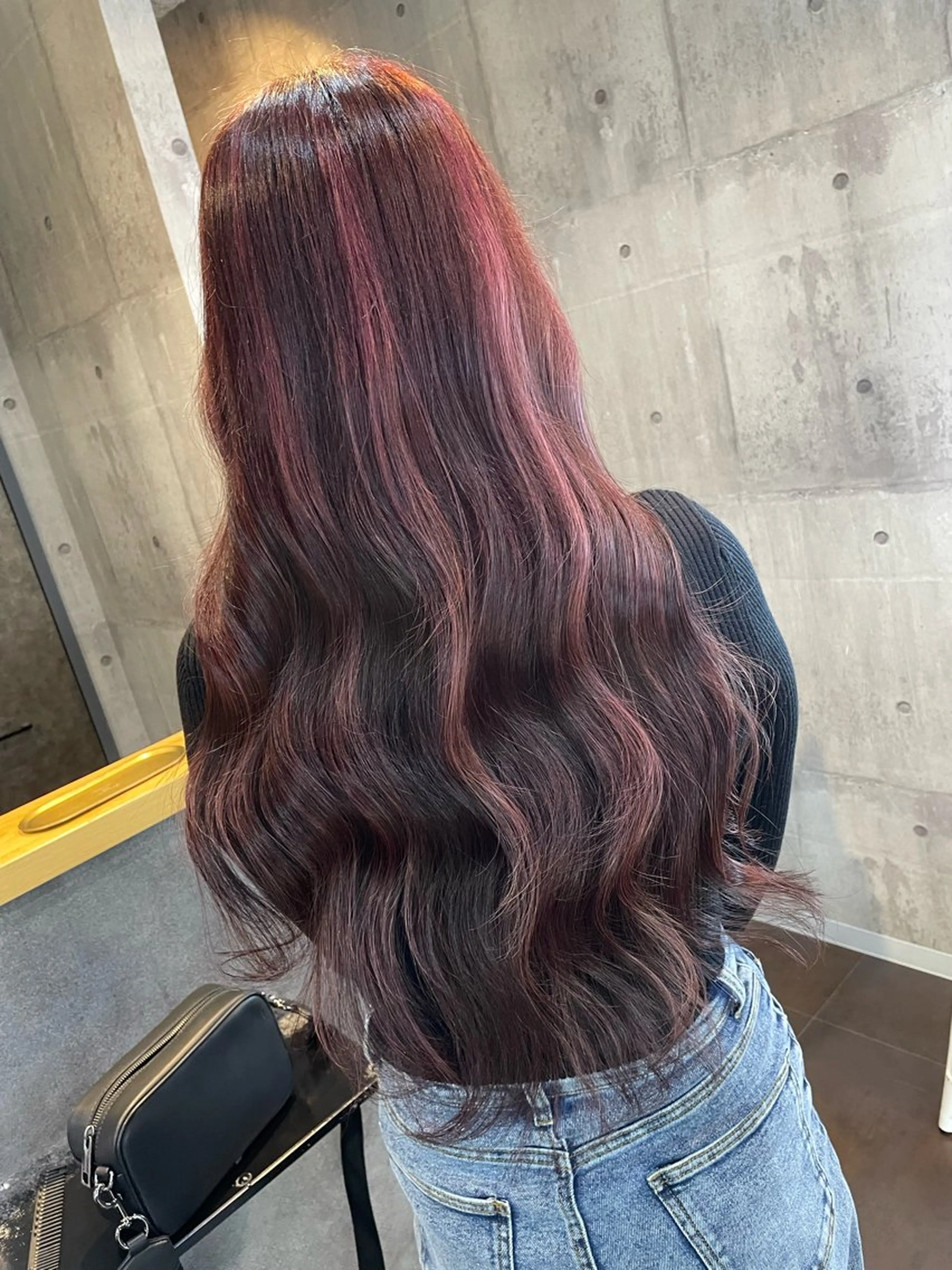 ロング カラー ヘアアレンジ ヘアカラー 北千住10分 肥高 壮汰のヘアスタイル