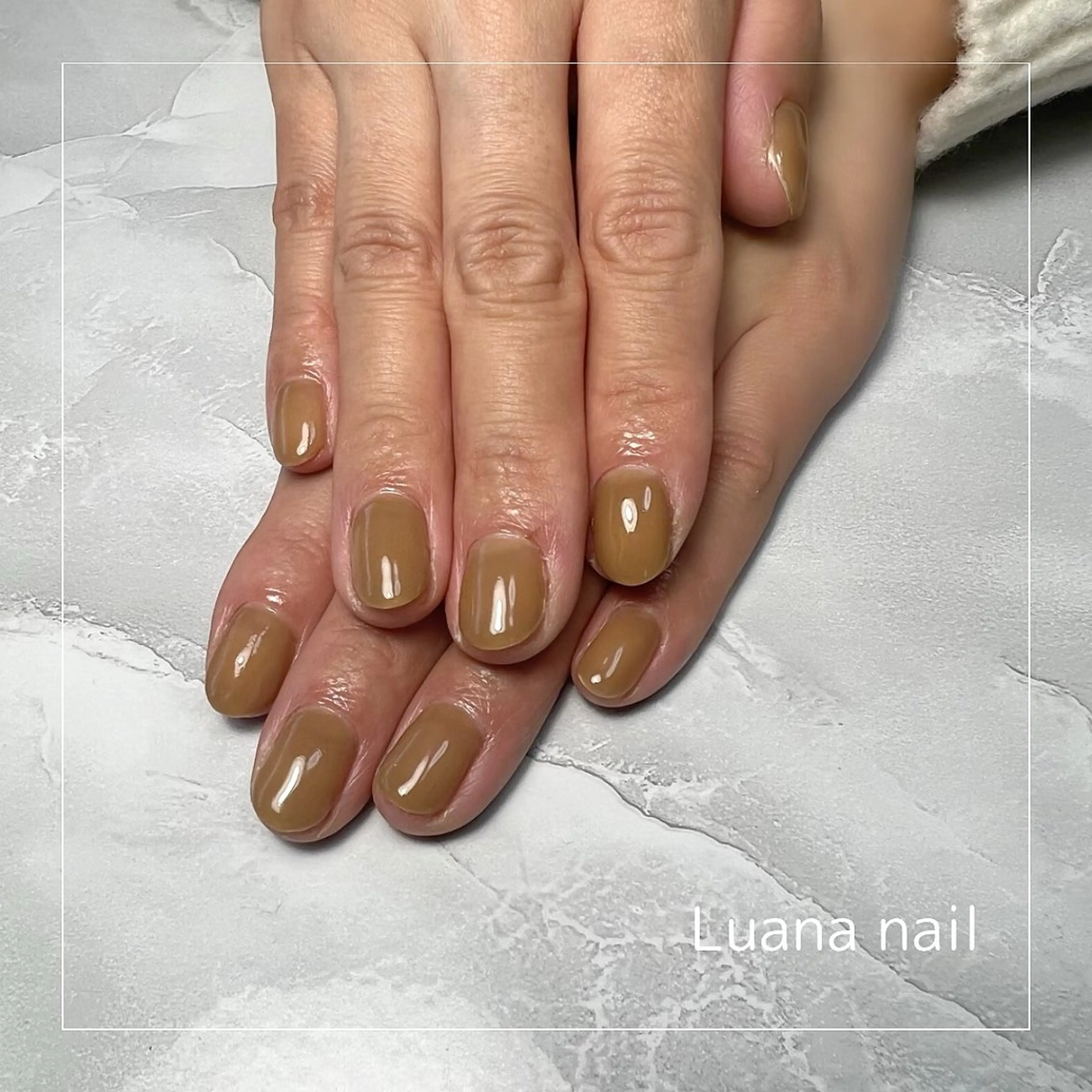 ネイル ワンカラーネイル Luana nailのネイルデザイン
