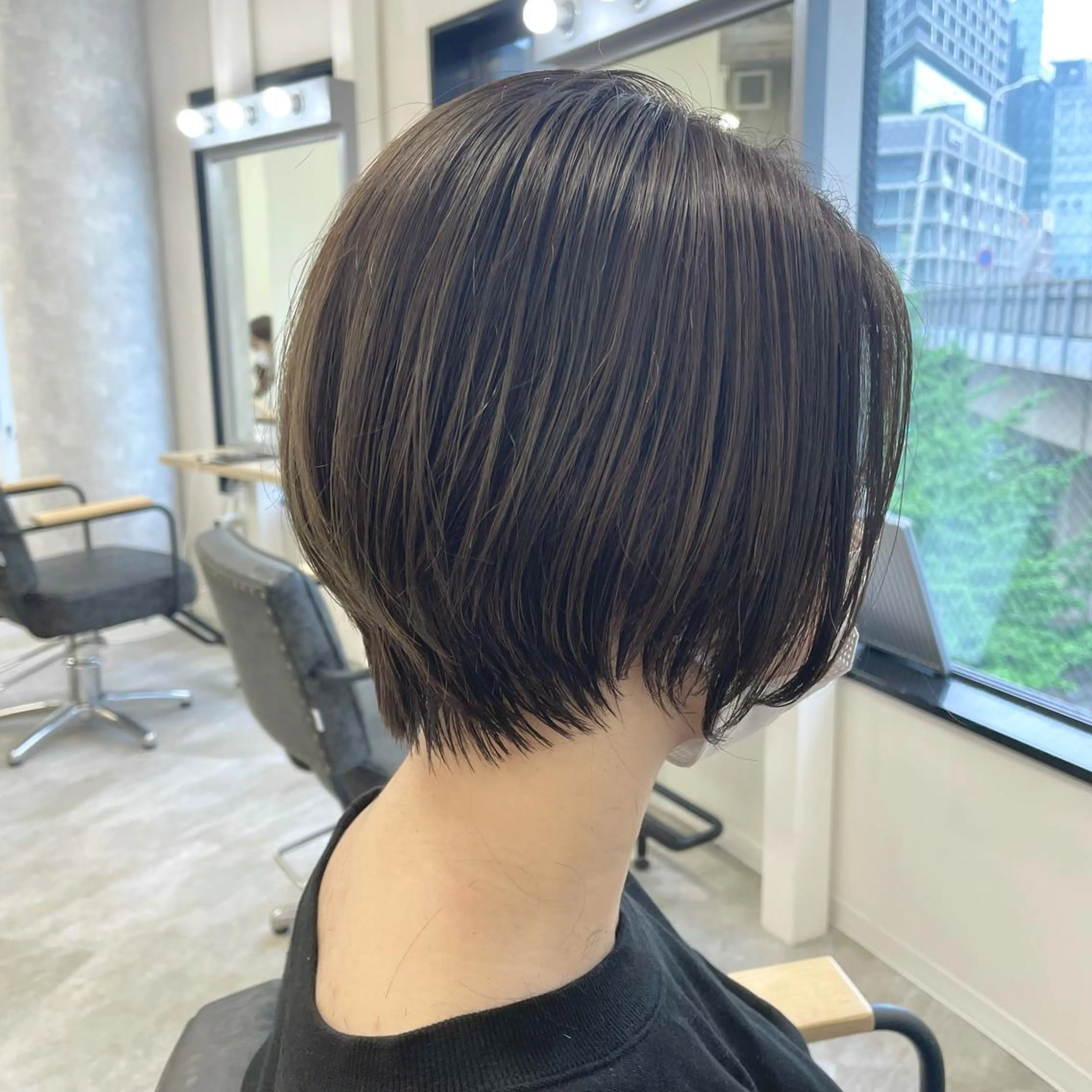 ショート カラー 🔵暗髪　特化🔵 梅田・増田のヘアスタイル