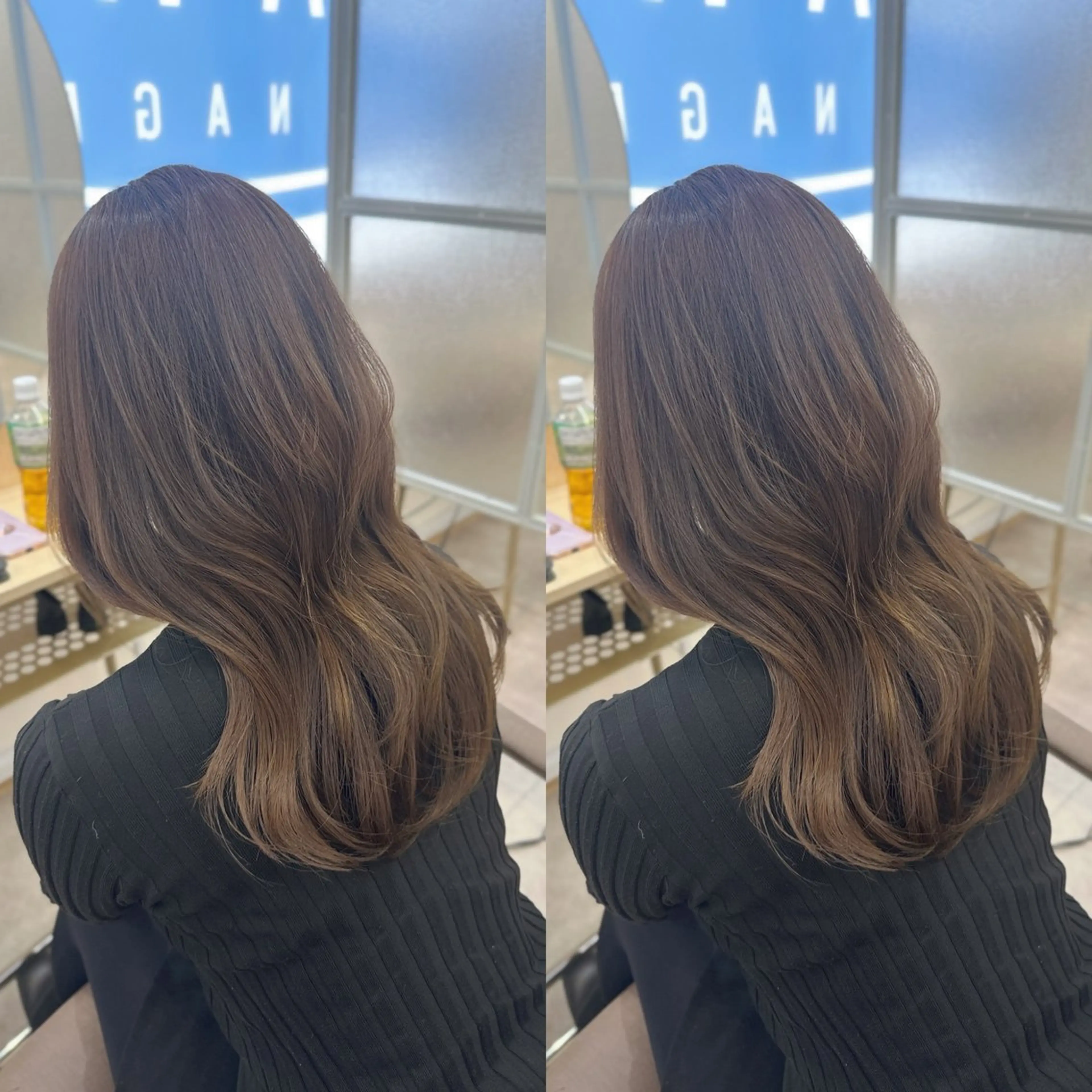 【ヘアオイル付き⭐️】カット+カラー+3stepトリートメントの写真