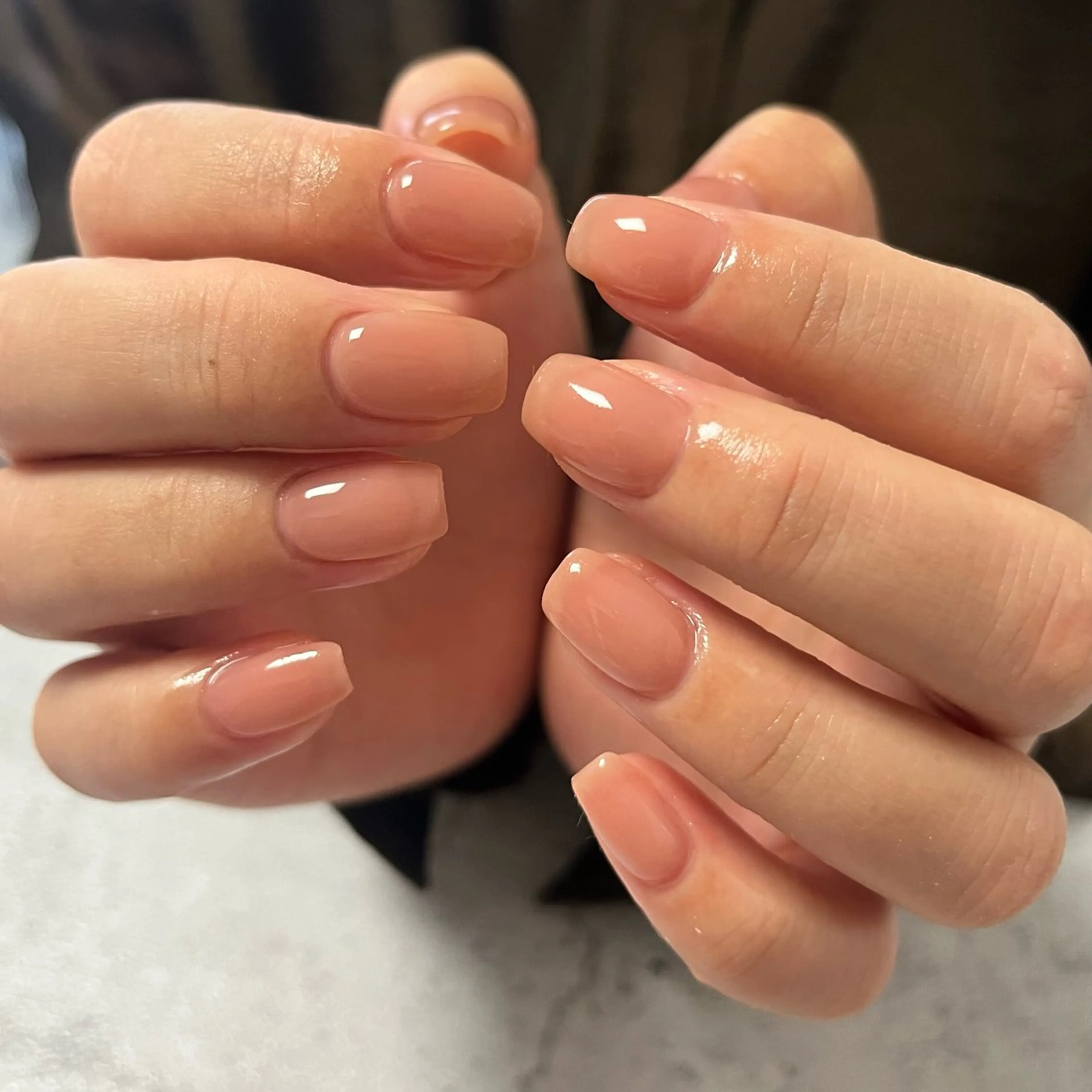 ネイル ワンカラーネイル シンプルネイル Belle  âme Mioのネイルデザイン