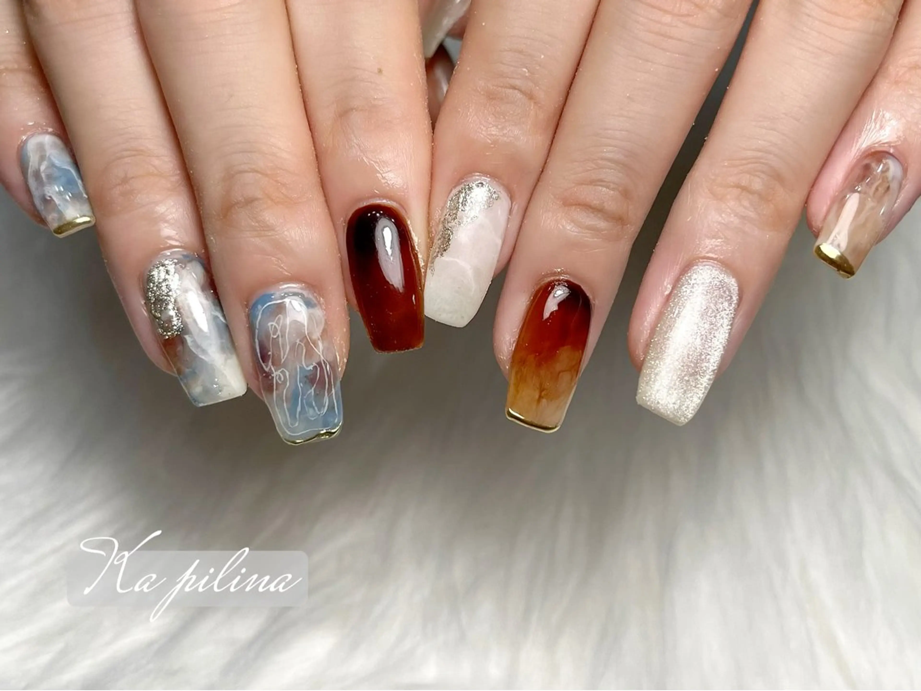 ネイル ニュアンスネイル Ka pilina所属・♡プライベートサロン Ka pilina♡のネイルデザイン