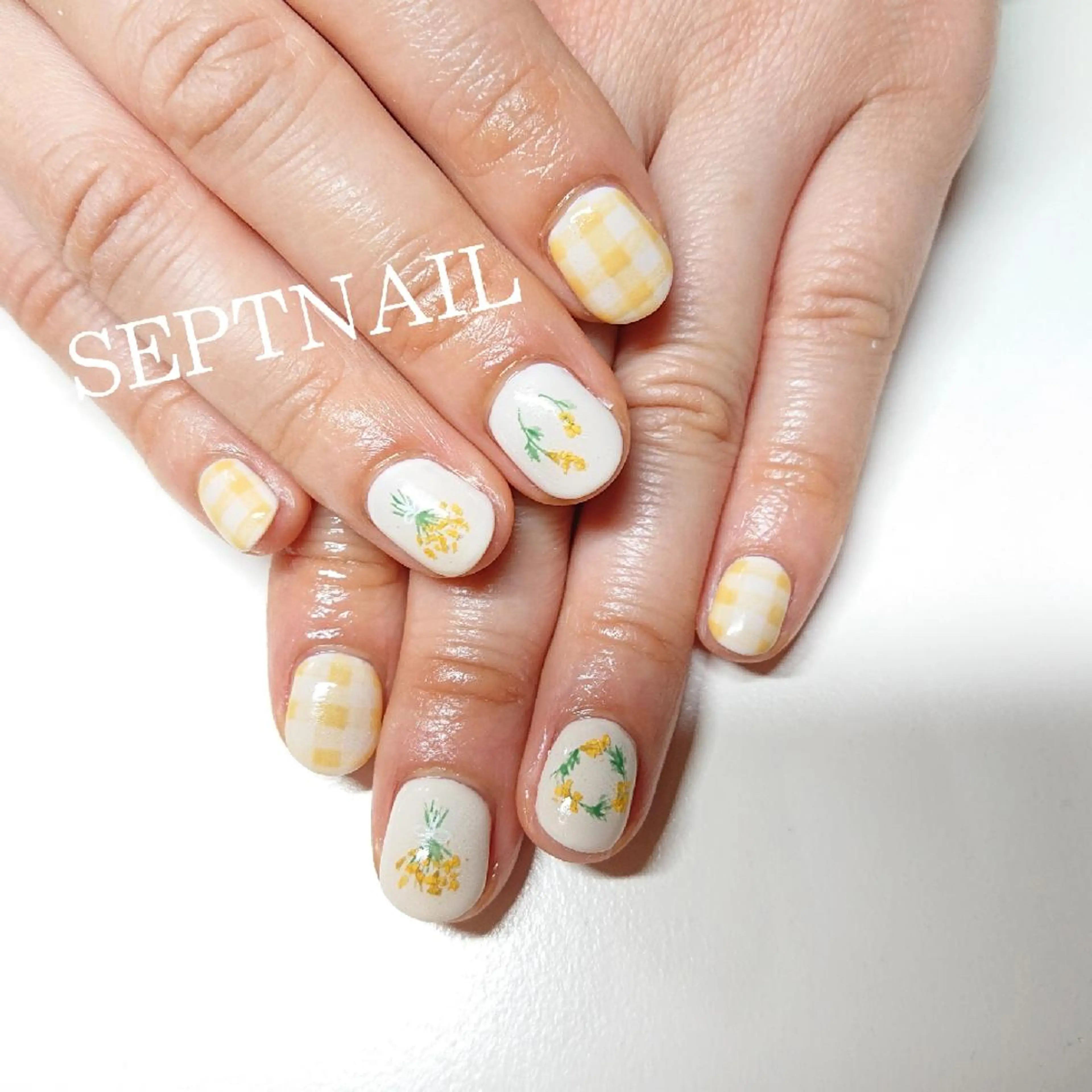 ネイル 春ネイル SEPTNAIL 中澤のネイルデザイン