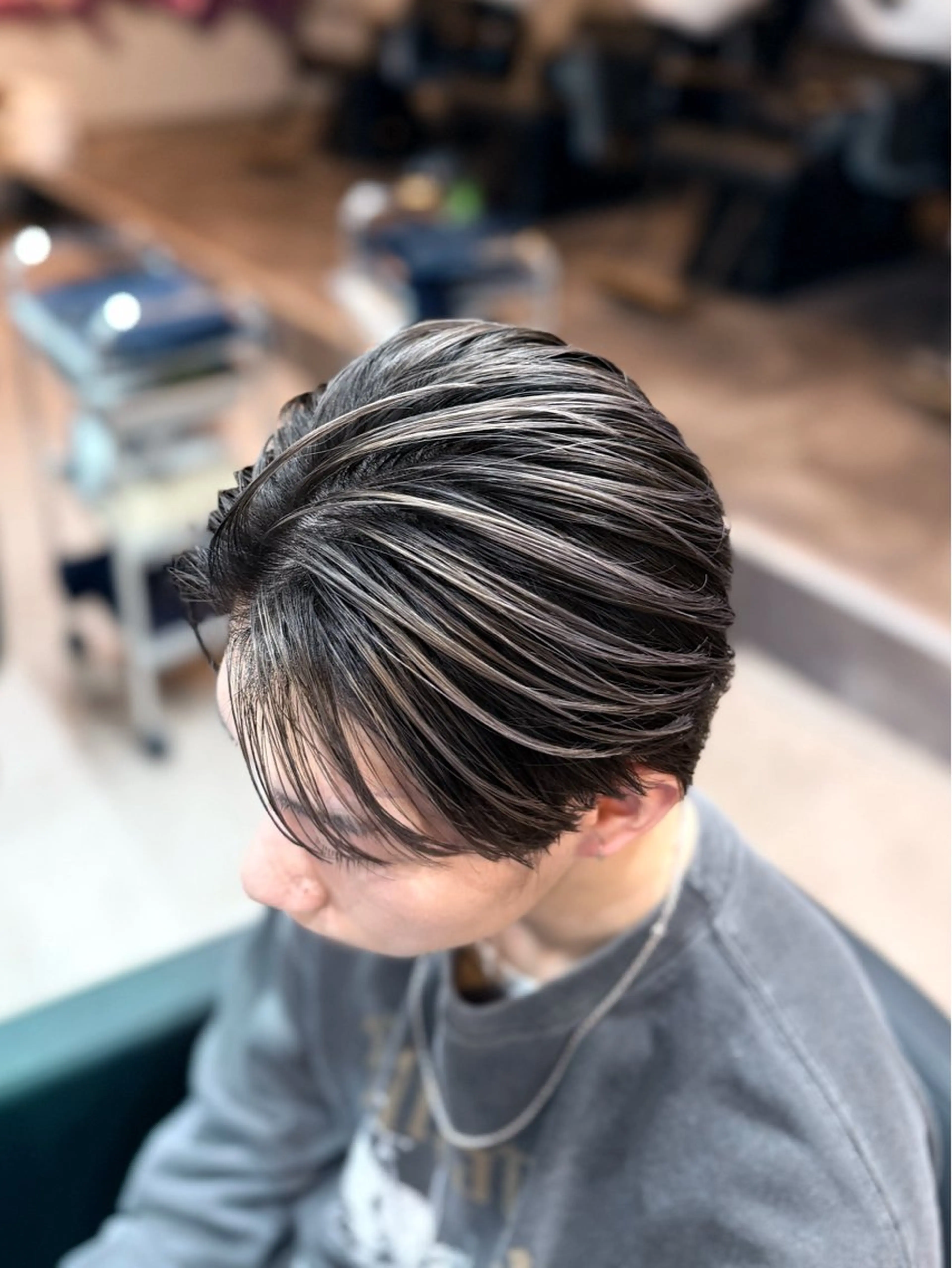 メンズ メンズバレイヤージュ ヘアカラー トリートメント ヘアセット kearny 北千住所属・メンズバレイヤージュ 🔥千咲斗のヘアスタイル