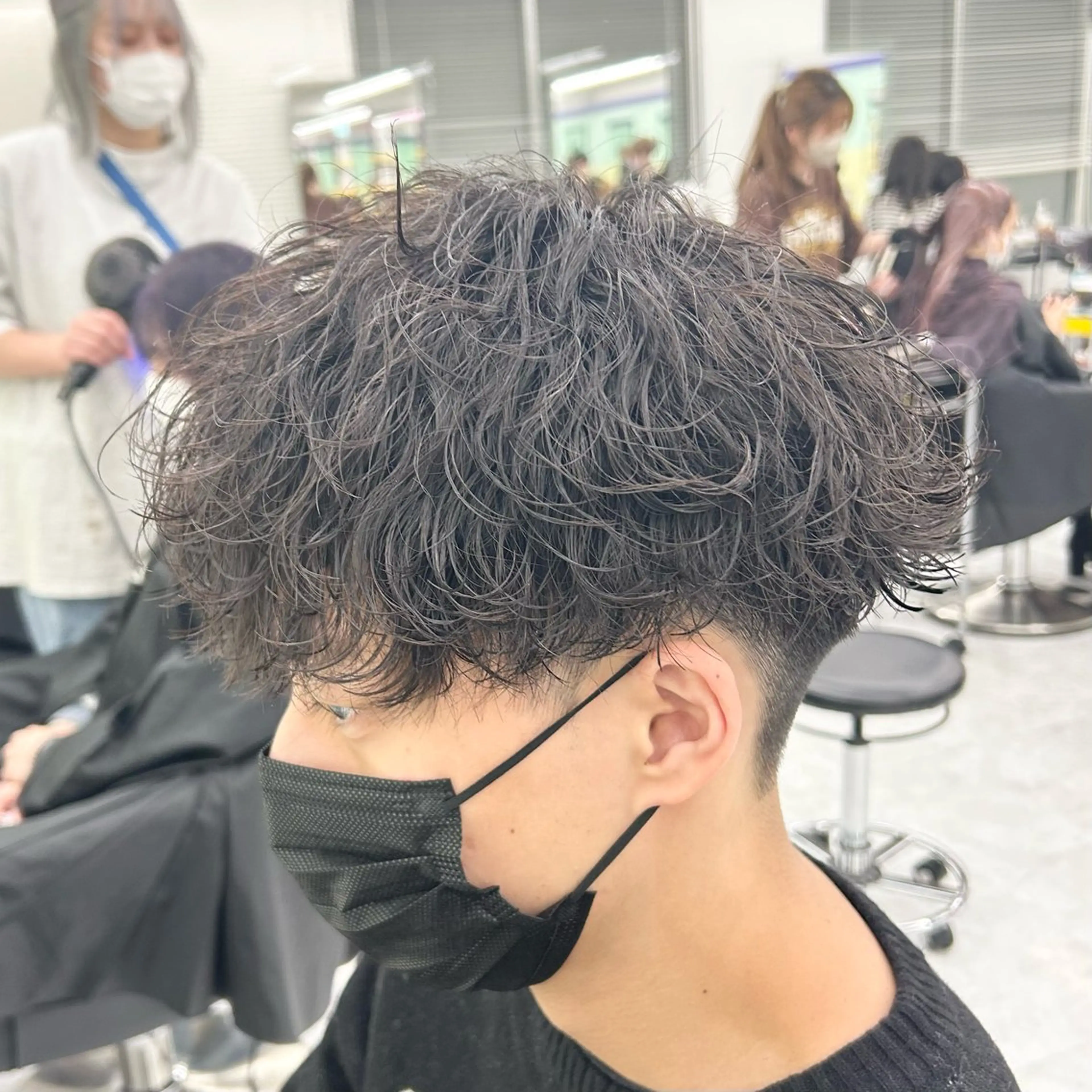 ショート メンズ カット パーマ 韓国レイヤーカット /REIのヘアスタイル