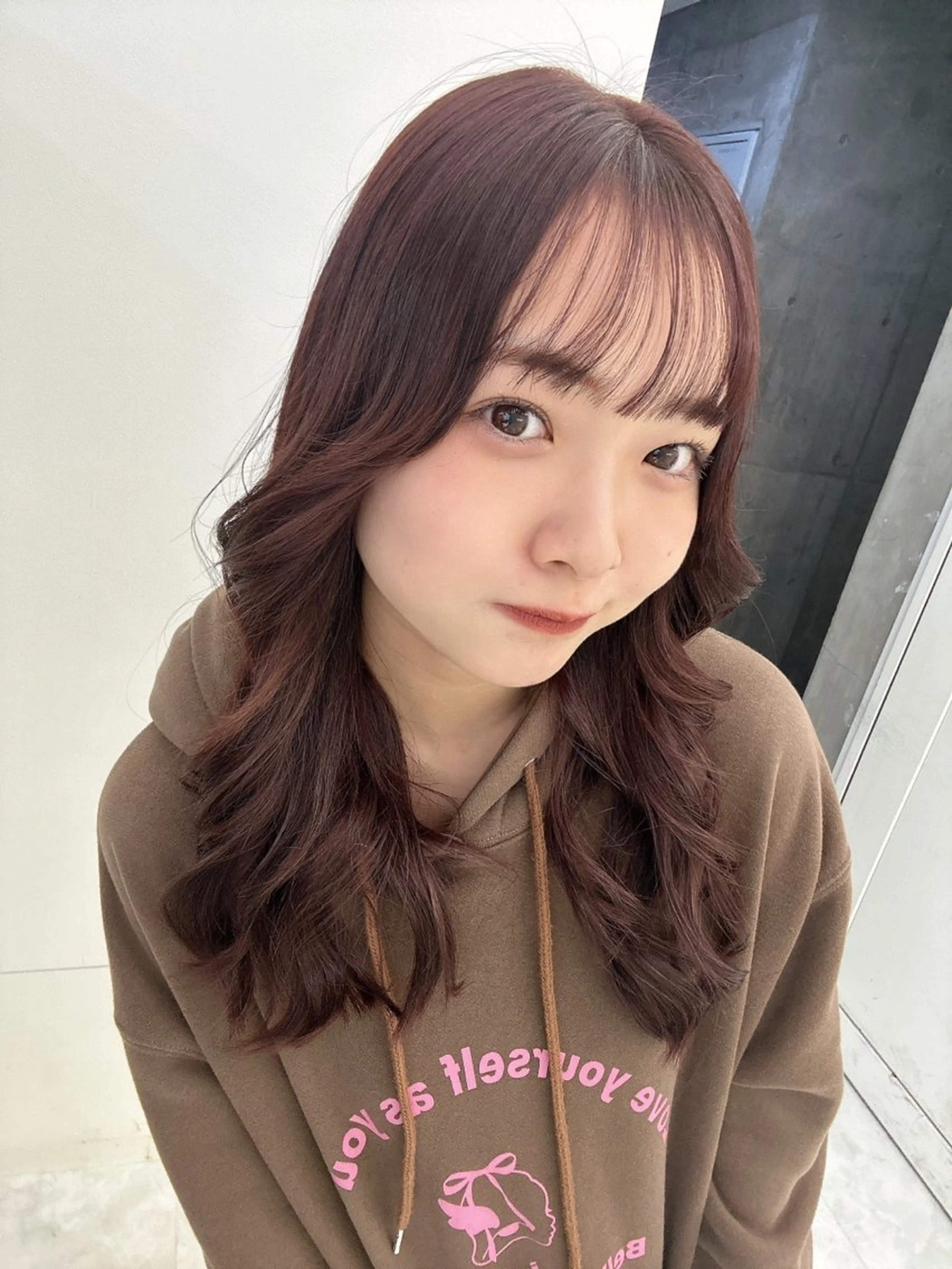 セミロング カラー ヘアアレンジ 愛されカラー🩷 はるなのヘアスタイル