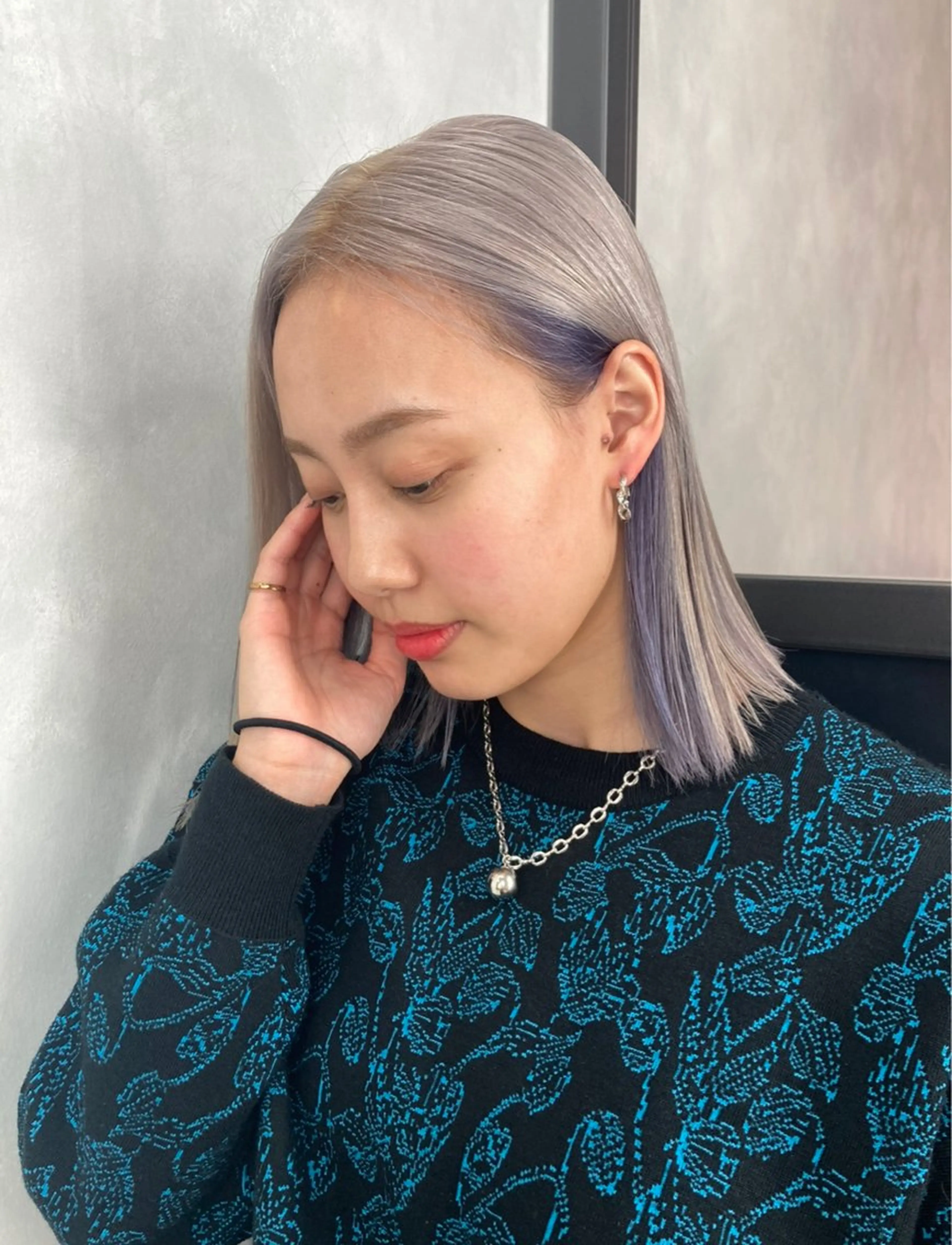 ミディアム ハイトーン/ショート /akane🐰♥️のヘアスタイル