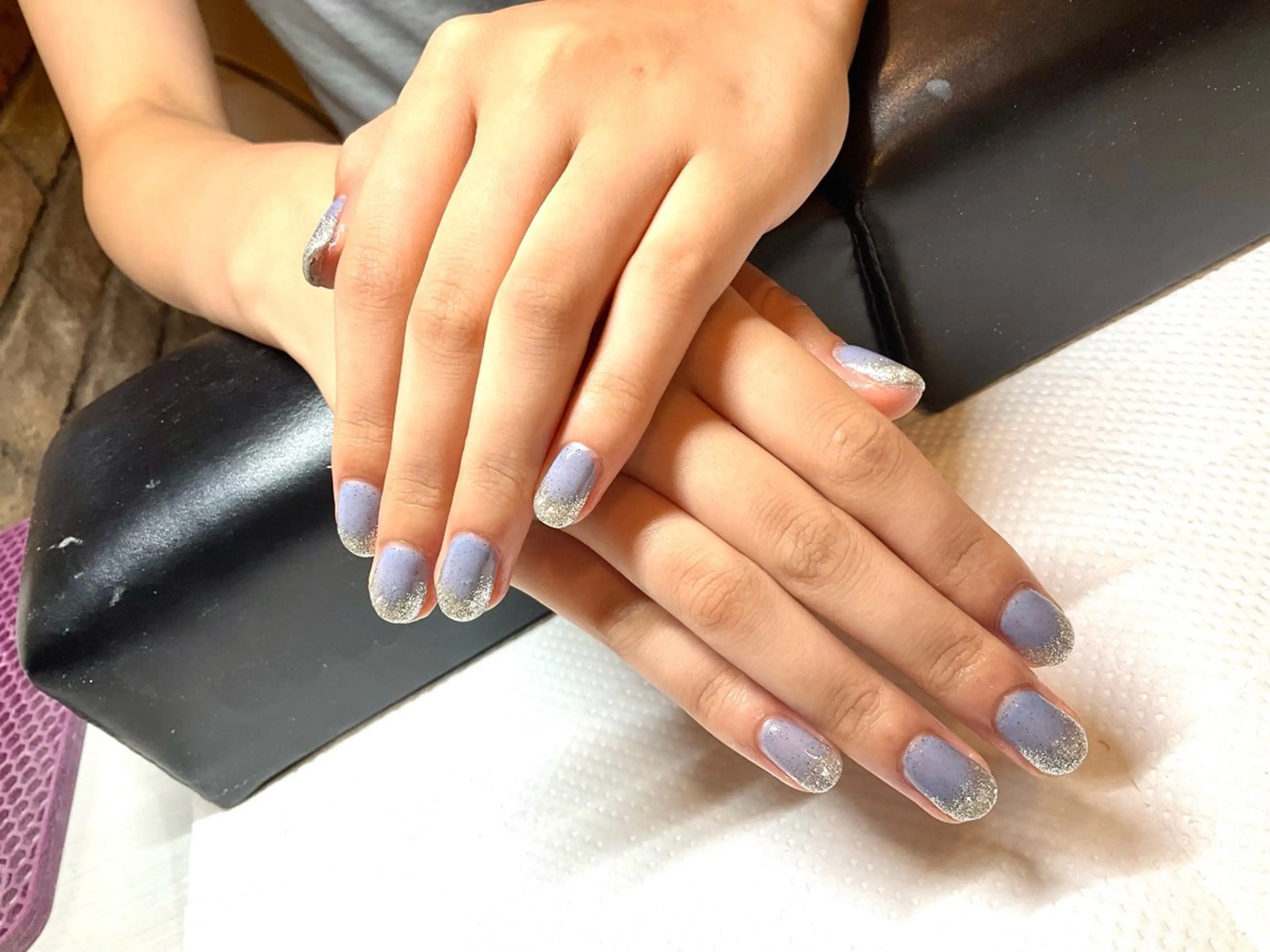 ネイル ジェルネイル グラデーション ラメ(グリッター) ラメグラデーション ハンドネイル ごとう れいこのネイルデザイン