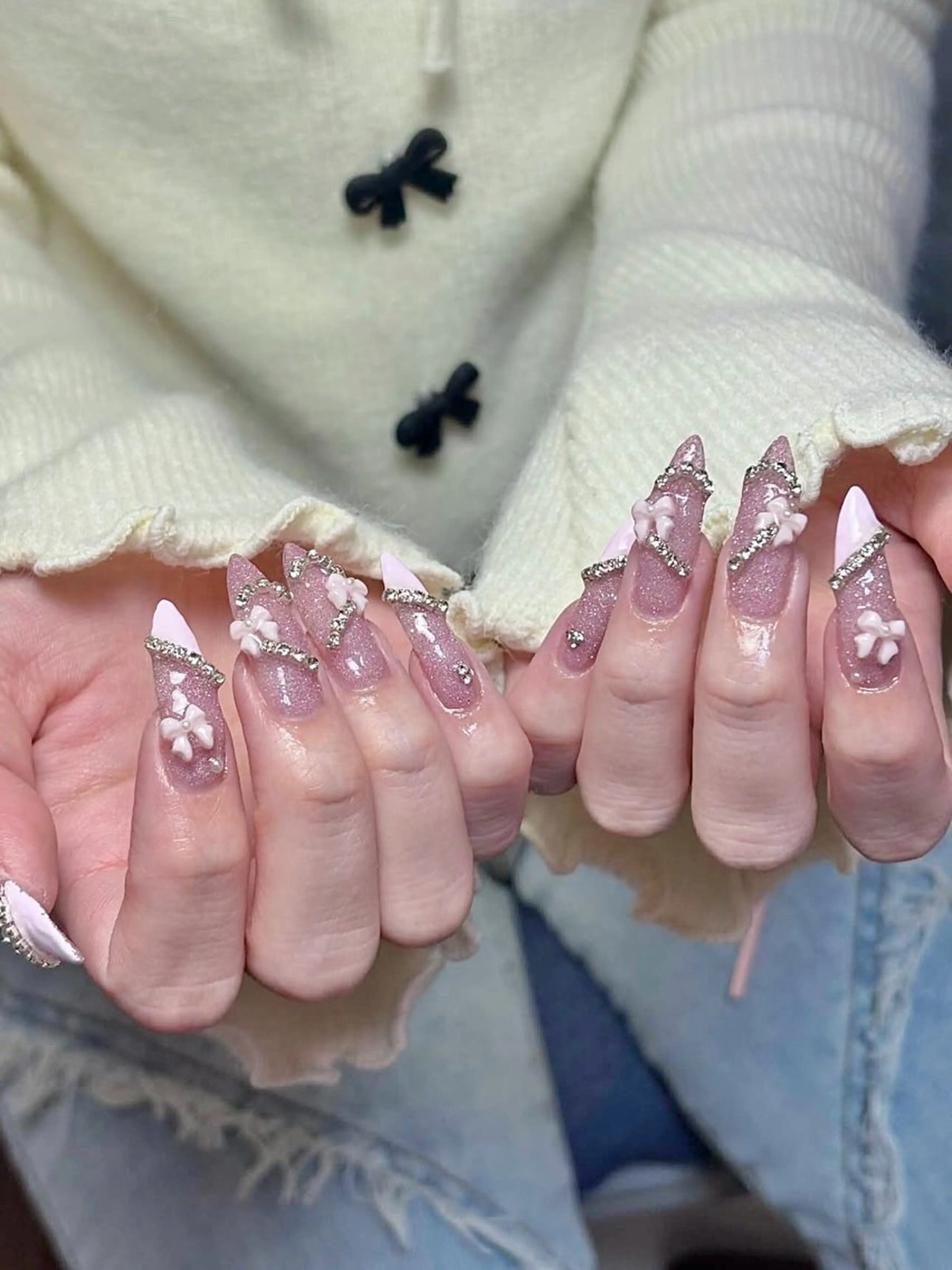 ネイル REMI NAIL 渋谷店所属・🩷KaRin🩷 チップ長さ出し専門のネイルデザイン