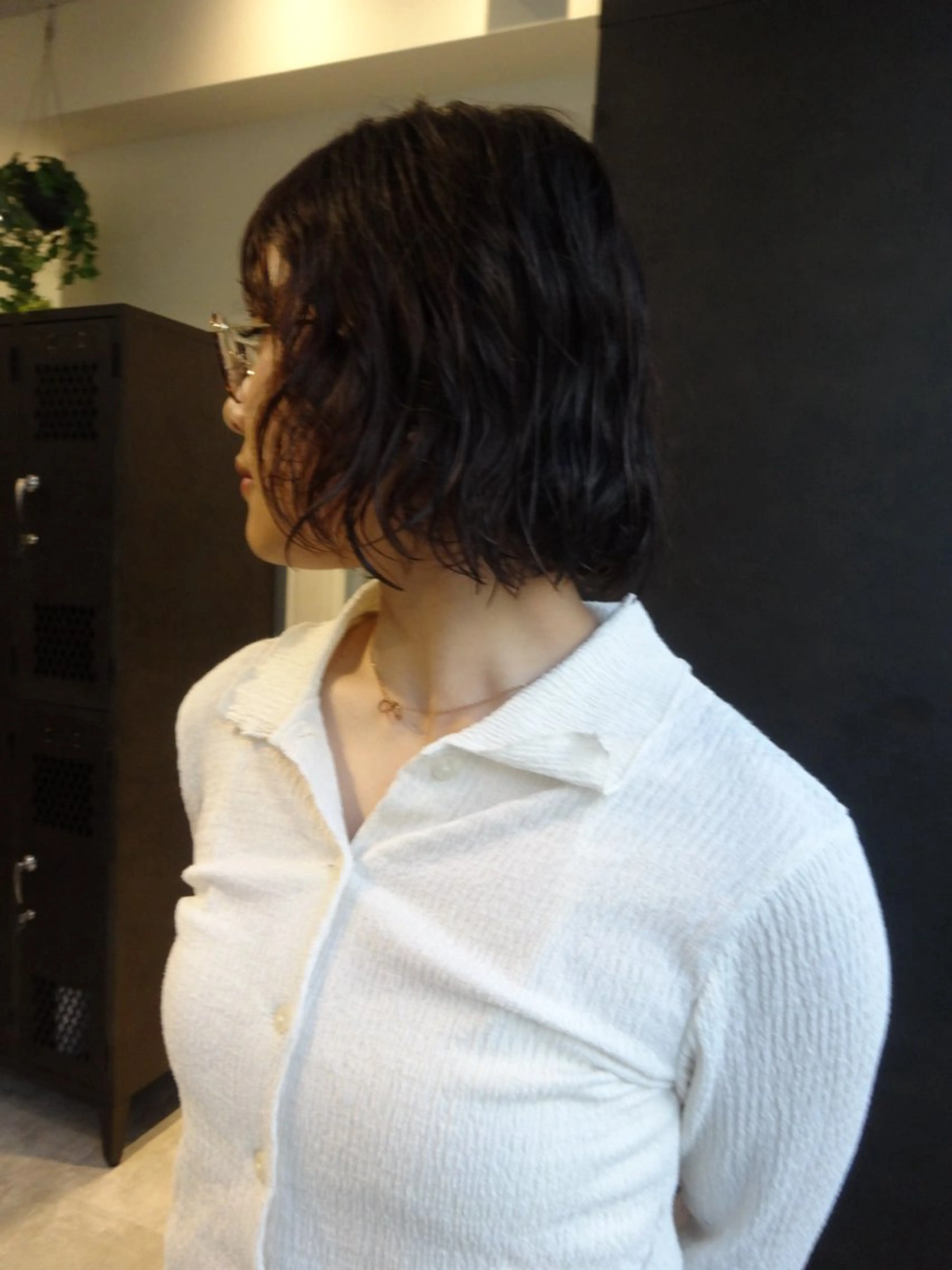 ミディアム ミディアムパーマ ボブ パーマ sliver renのヘアスタイル