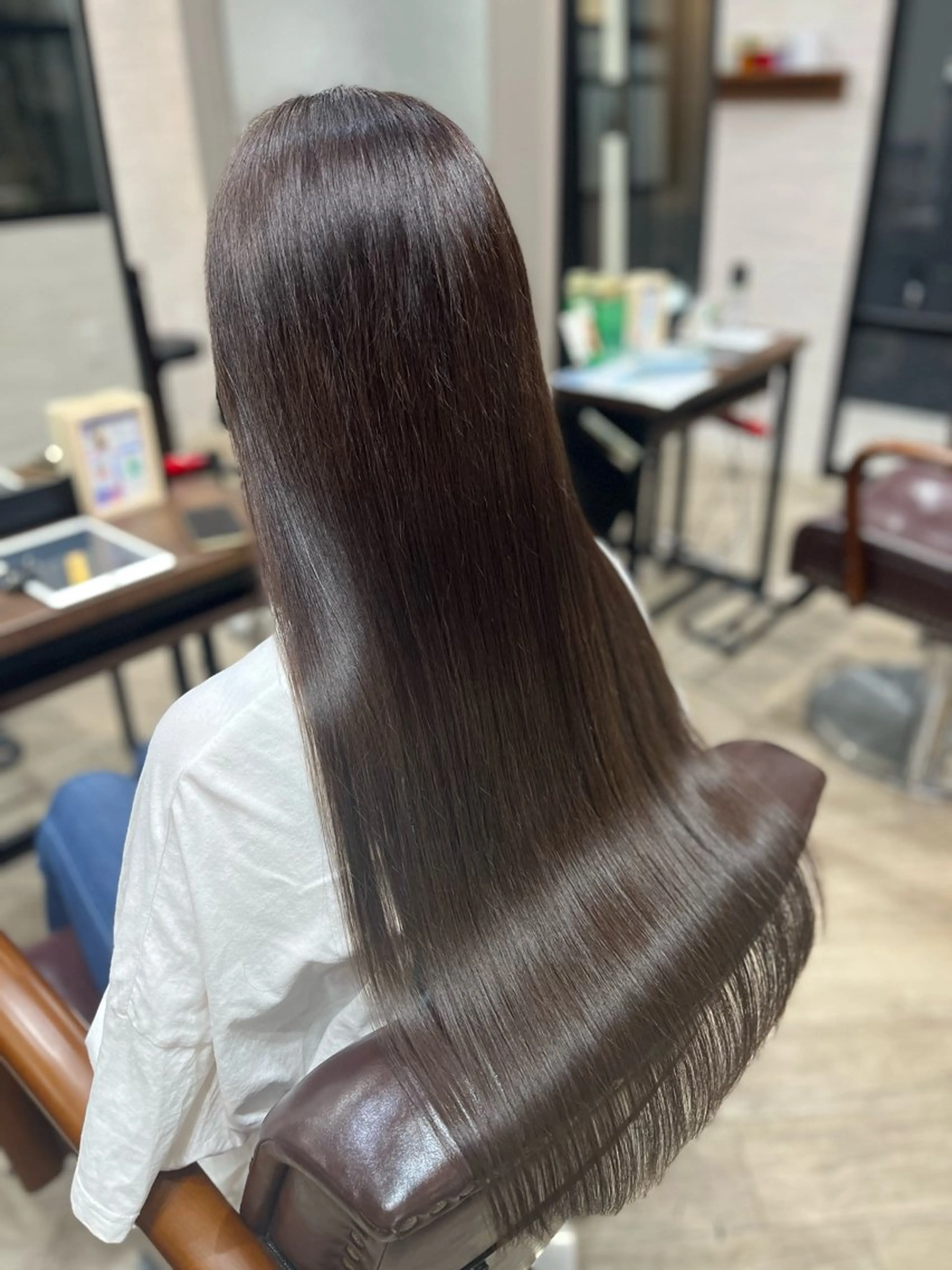 ロング カラー カット ヘアカラー トリートメント 🫧ぷる艶カラー🫧 Yuubi🦩のヘアスタイル