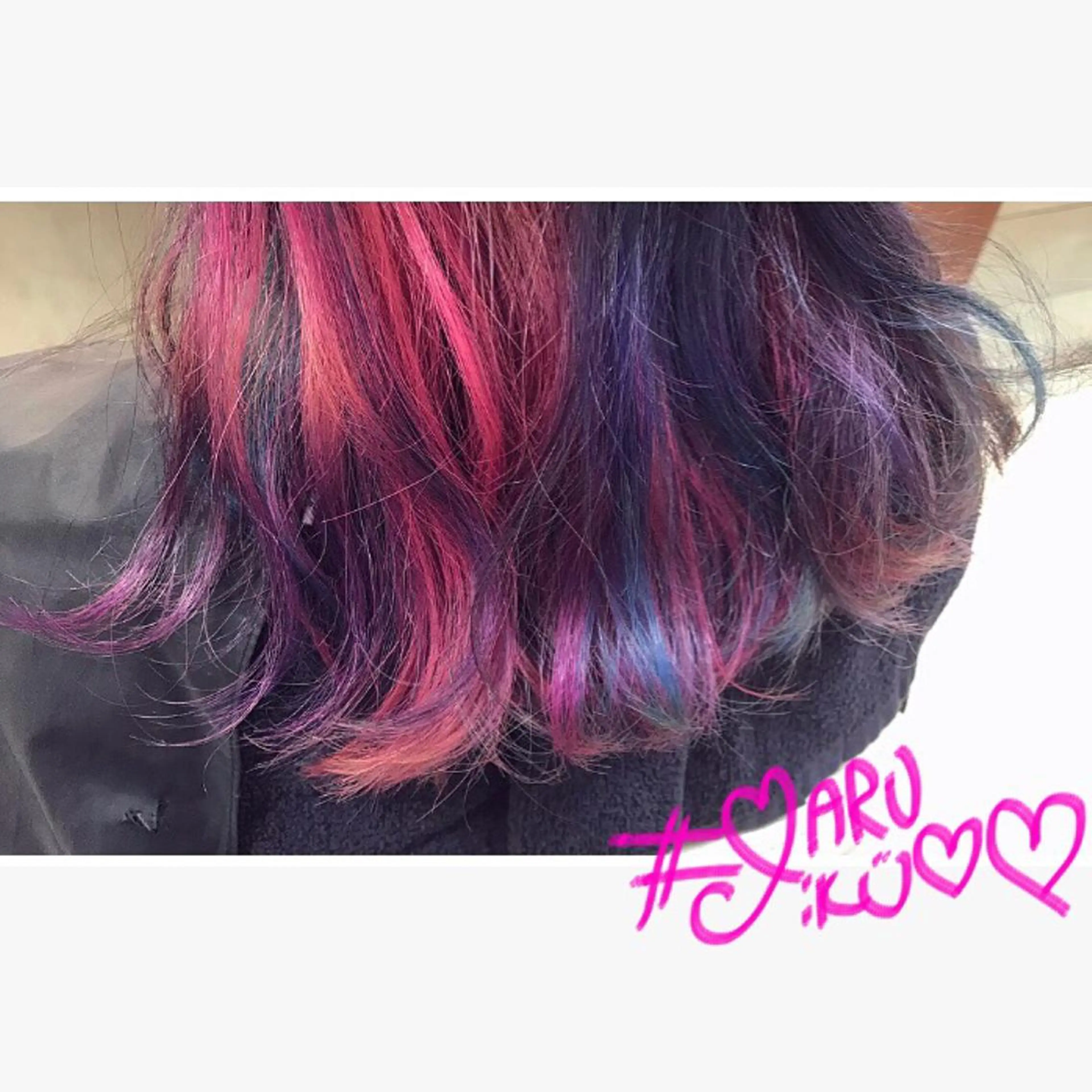ミディアム カラー ピンクカラー ユニコーンカラー enurk店 🍋 丸谷みく♥のその他イメージ