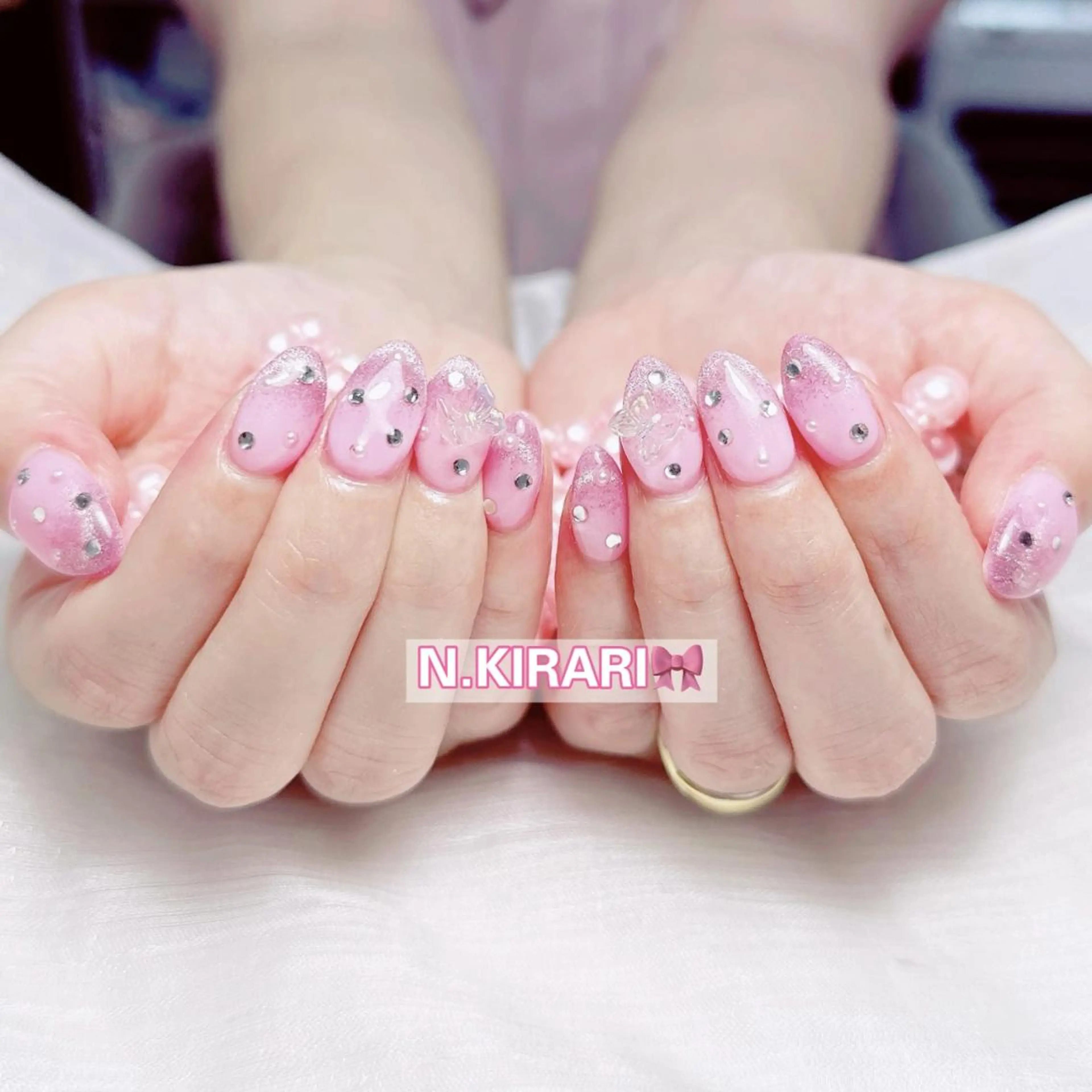 ネイル 🎀 ユズ 🎀のネイルデザイン