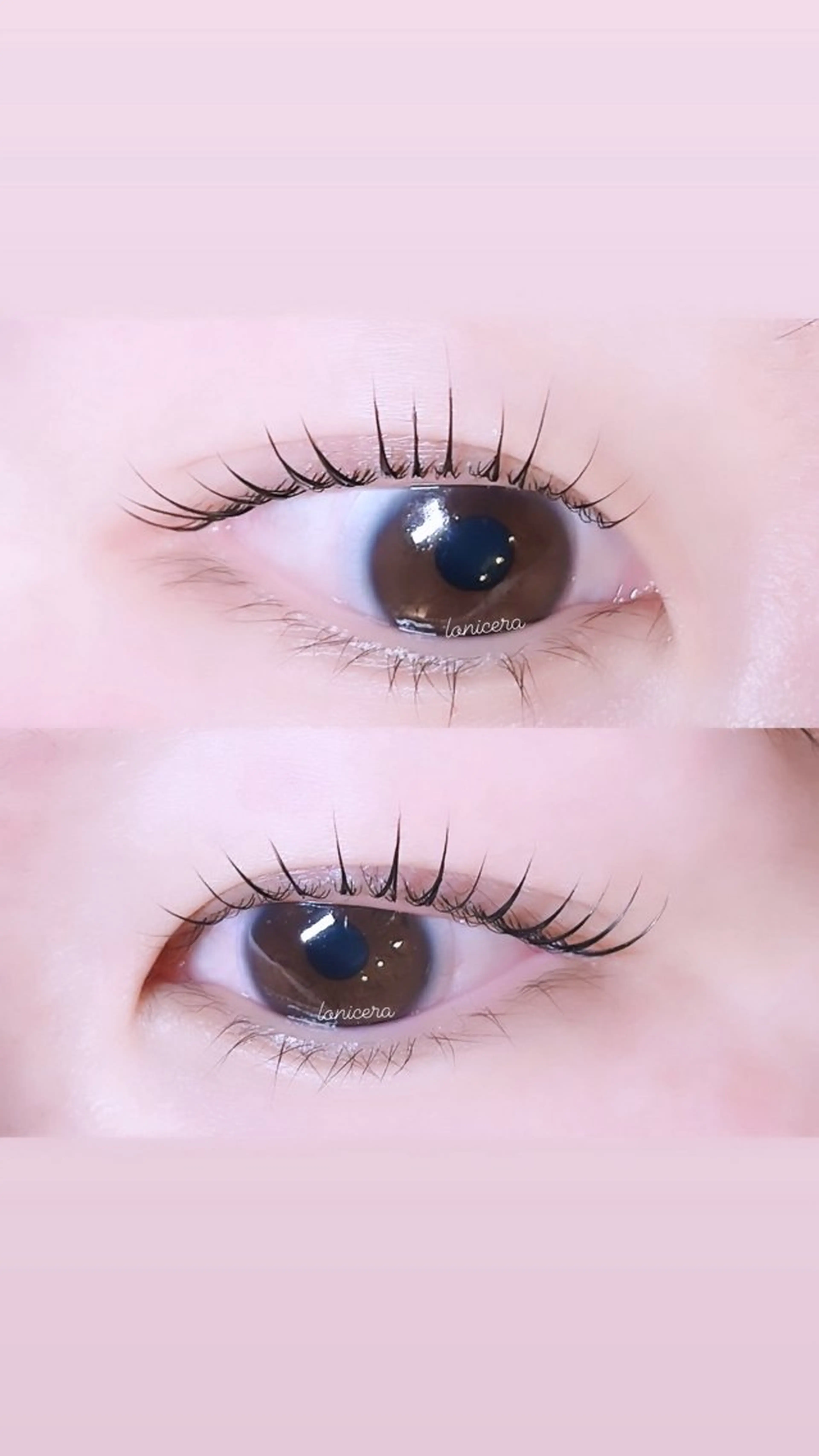 マツエク・マツパ 束感まつ毛 韓国風マツエク 一重×まつ毛パーマ ロニセラ アイラッシュのマツエク・マツパデザイン