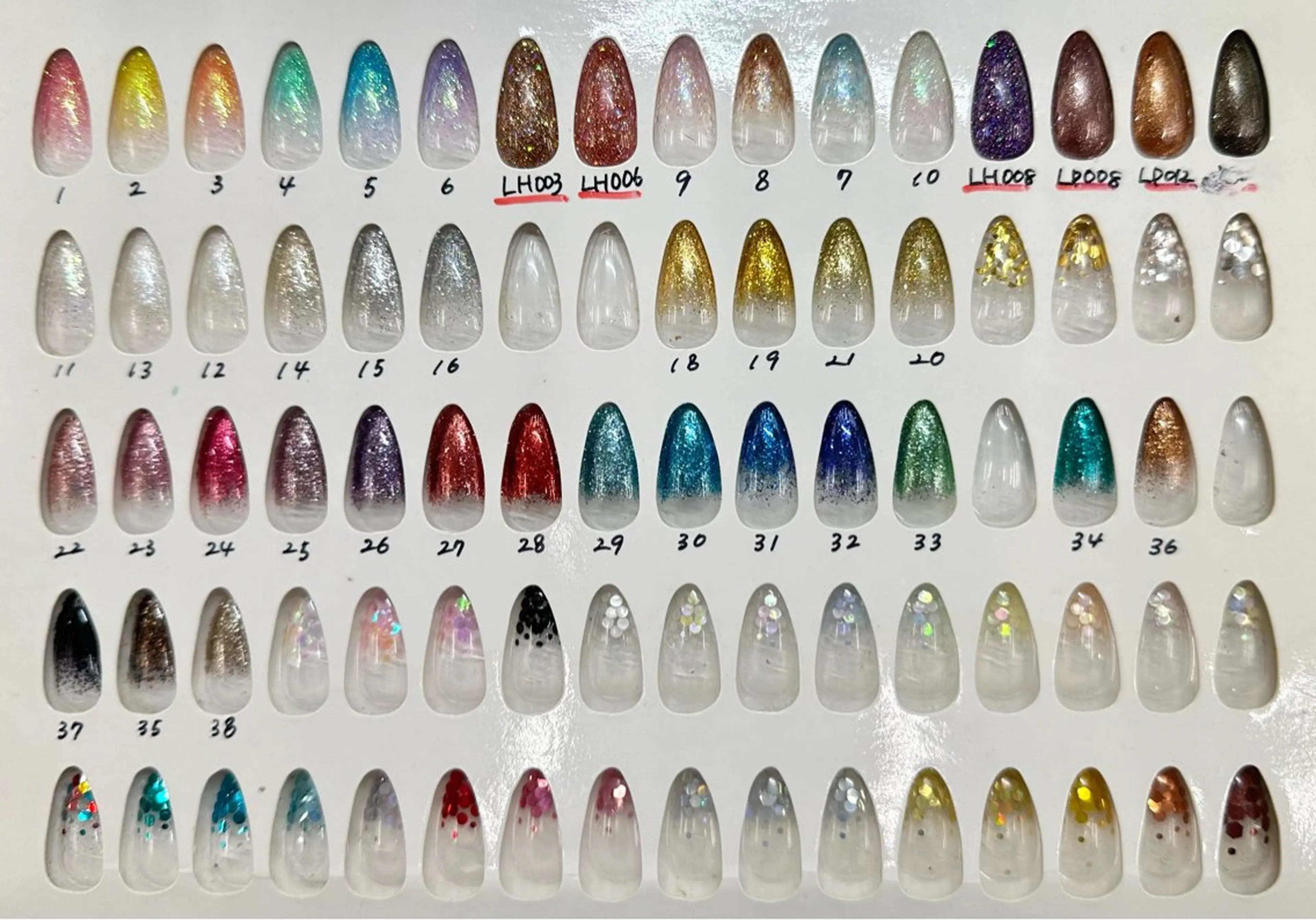 ネイル グラデーション 赤色 MAXKELLY MEGUMIのネイルデザイン