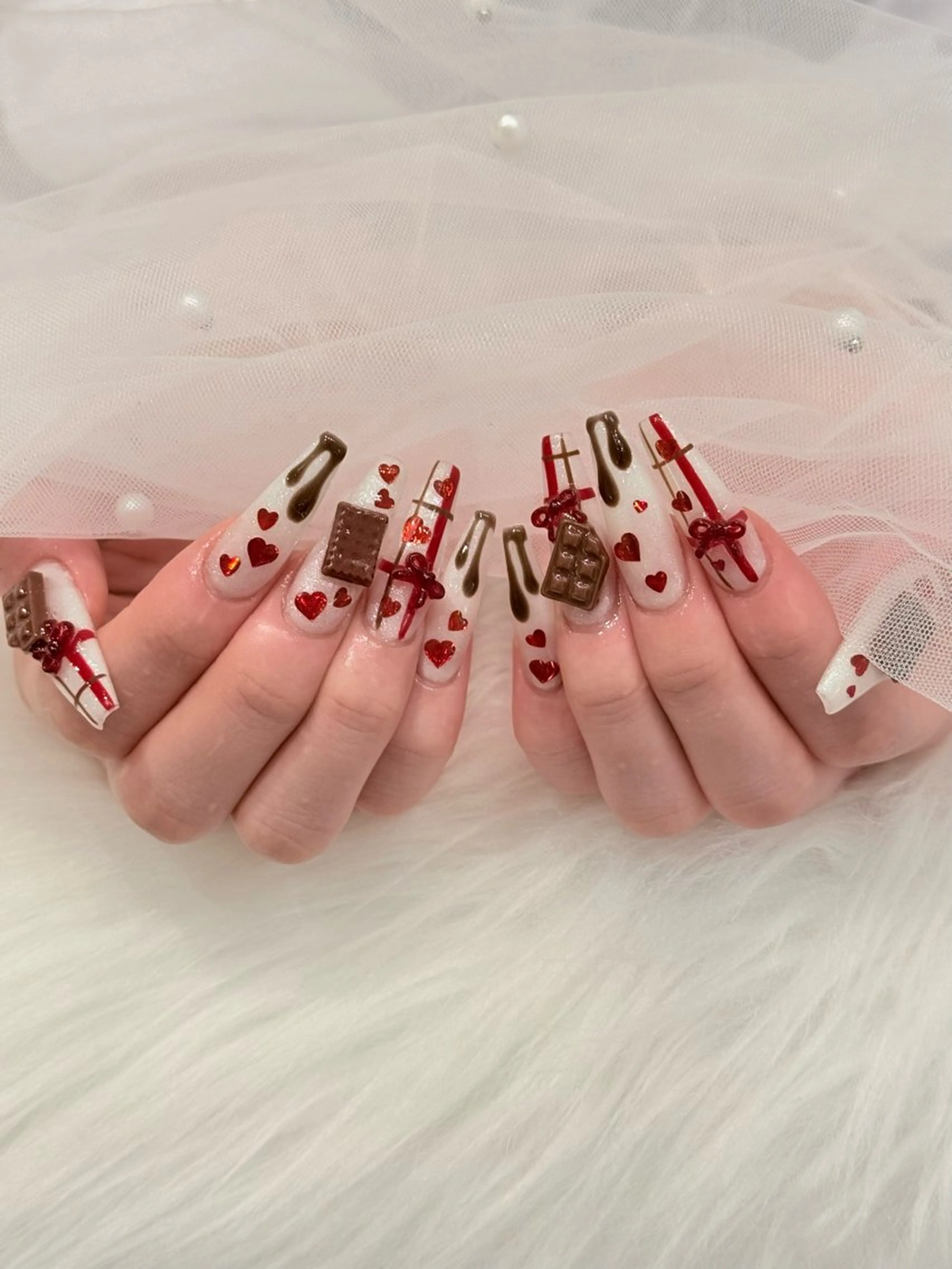 ネイル フレンチネイル ロングネイル マグネットネイル スカルプネイル スーパーロングネイル ハンドネイル ハンドケア Nihonthy Nail 新宿所属・Nihonthy Nail 新宿のネイルデザイン