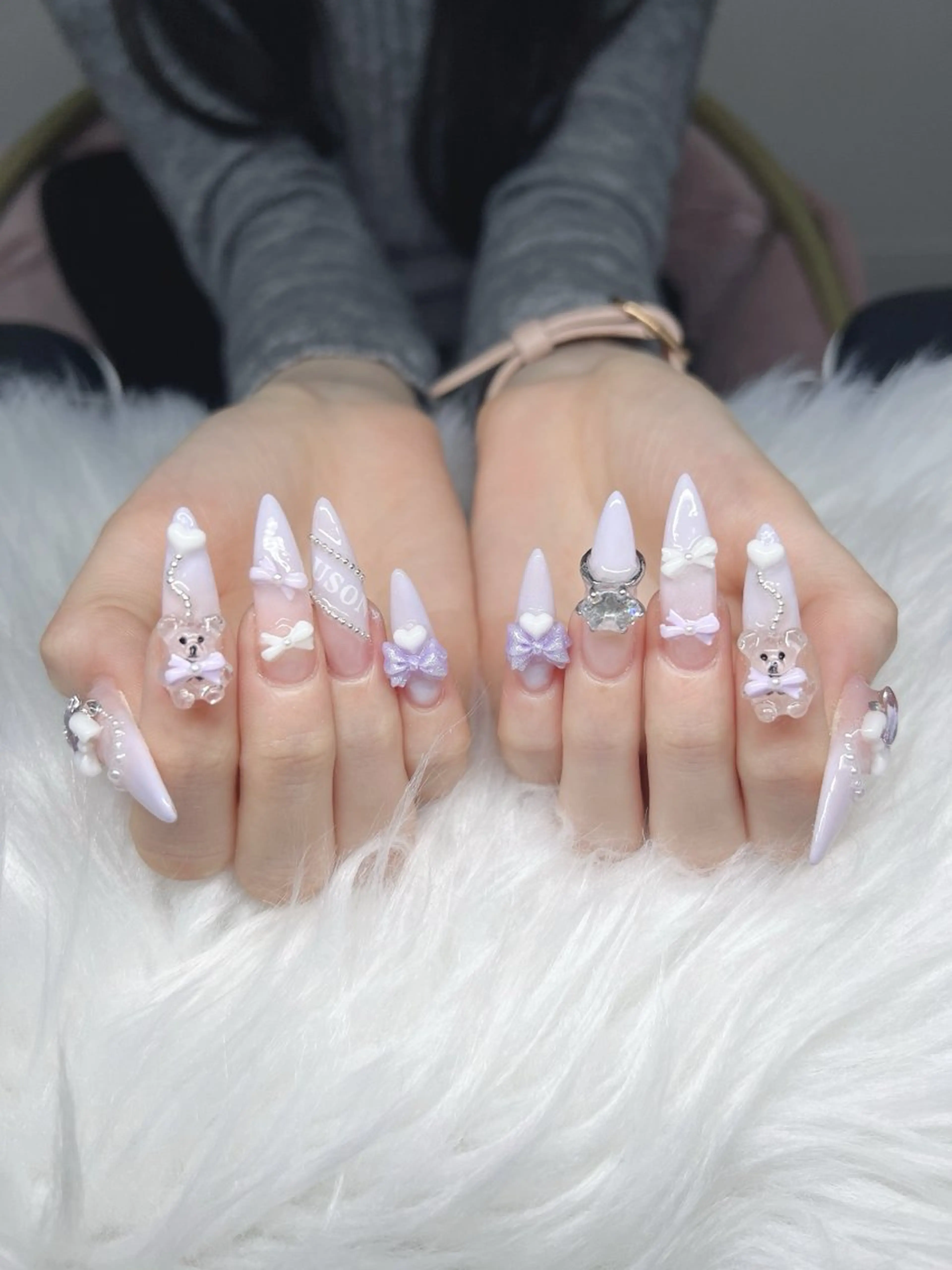 ネイル ハンドネイル Lee Nails チップ長さだし専門店のネイルデザイン