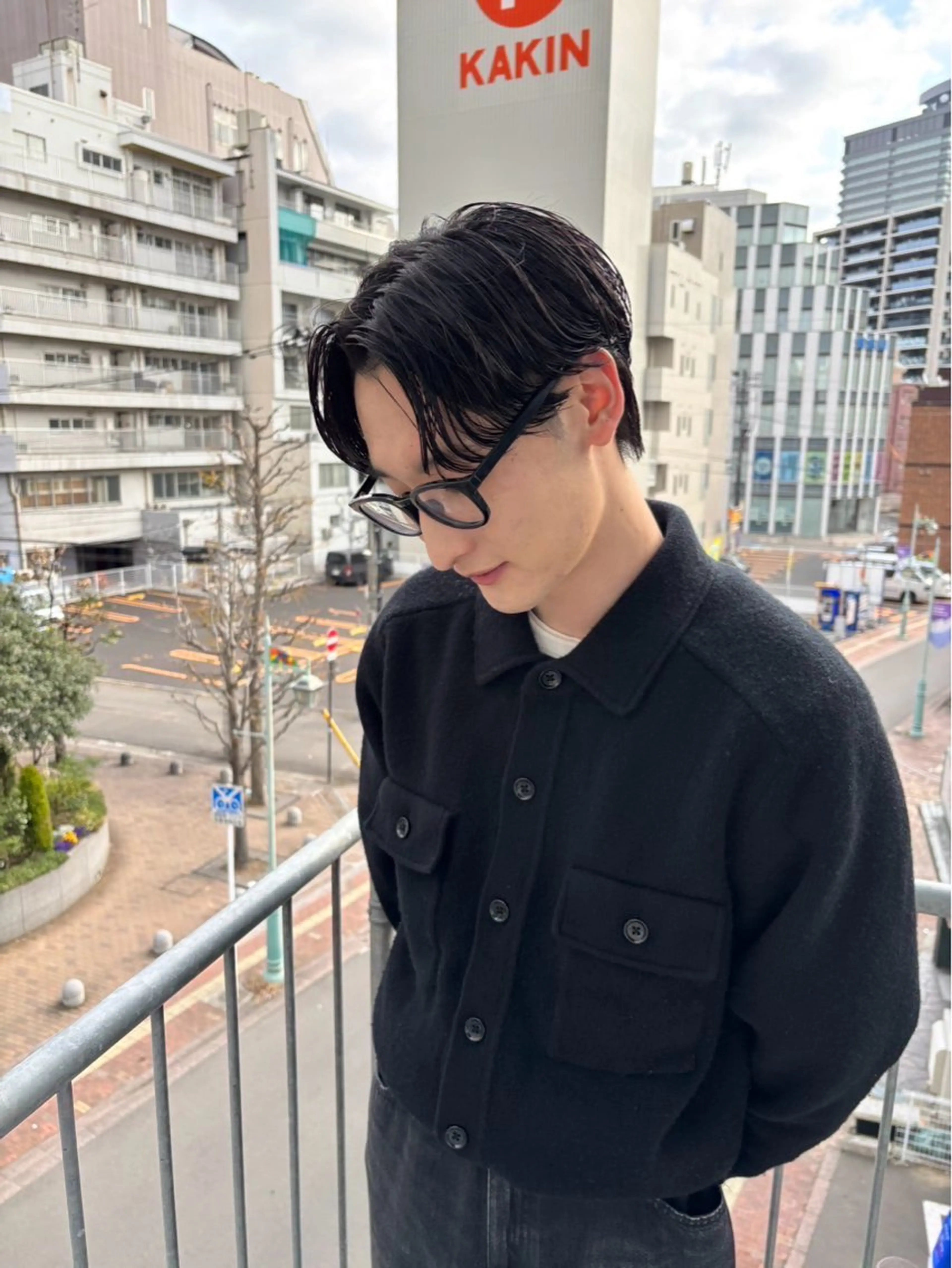 パーマ メンズ ダウンパーマ メンズパーマ ニュアンスパーマ カット パーマ ゆい/パーマ/レイヤ ー/似合わせカラーのヘアスタイル