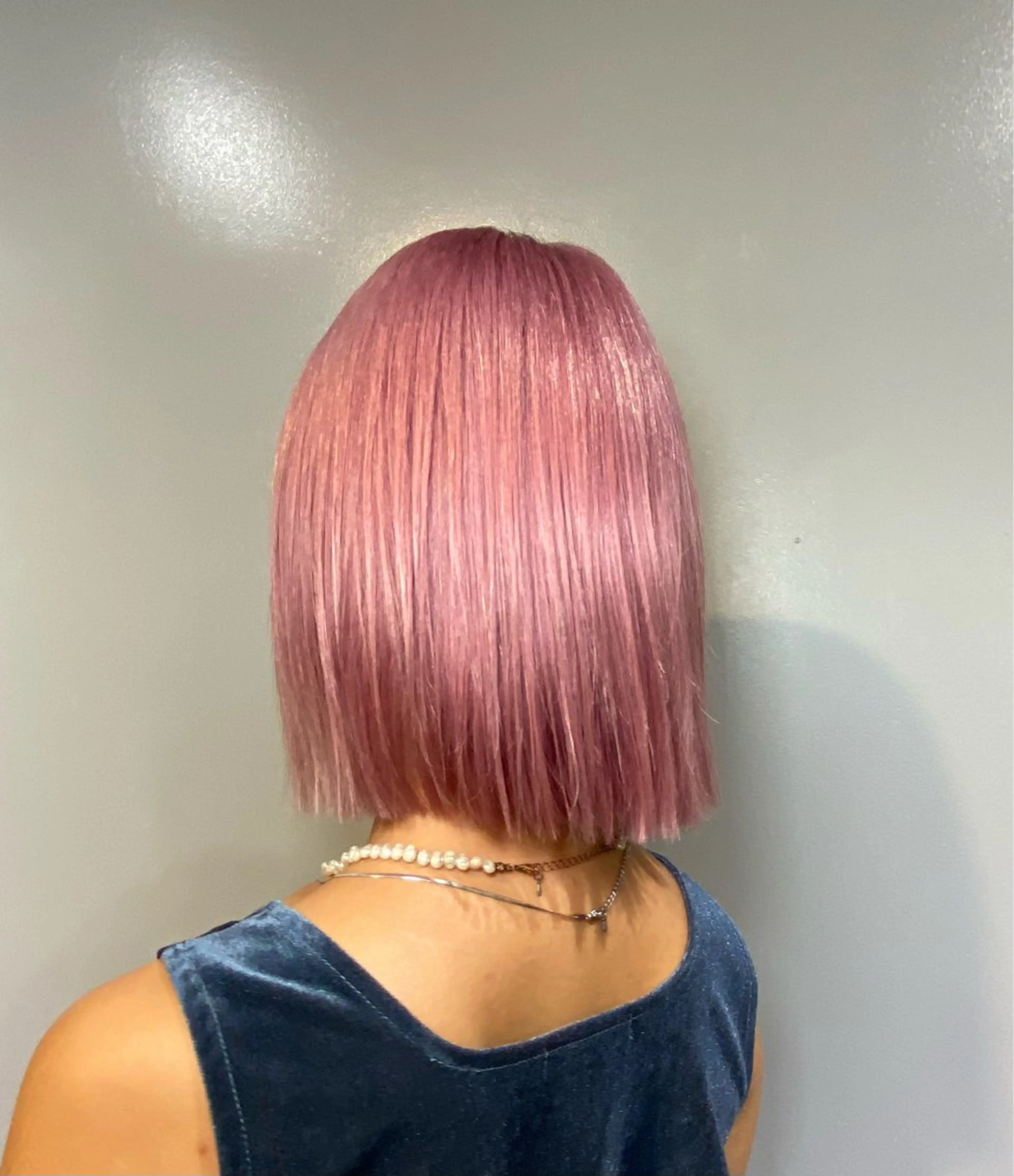 ミディアム カラー ブリーチ ケアブリーチ 透明感カラー ハイトーンカラー ピンクカラー ヘアカラー トリートメント メンズカット/パーマ 艶カラーTAIGA︎のヘアスタイル