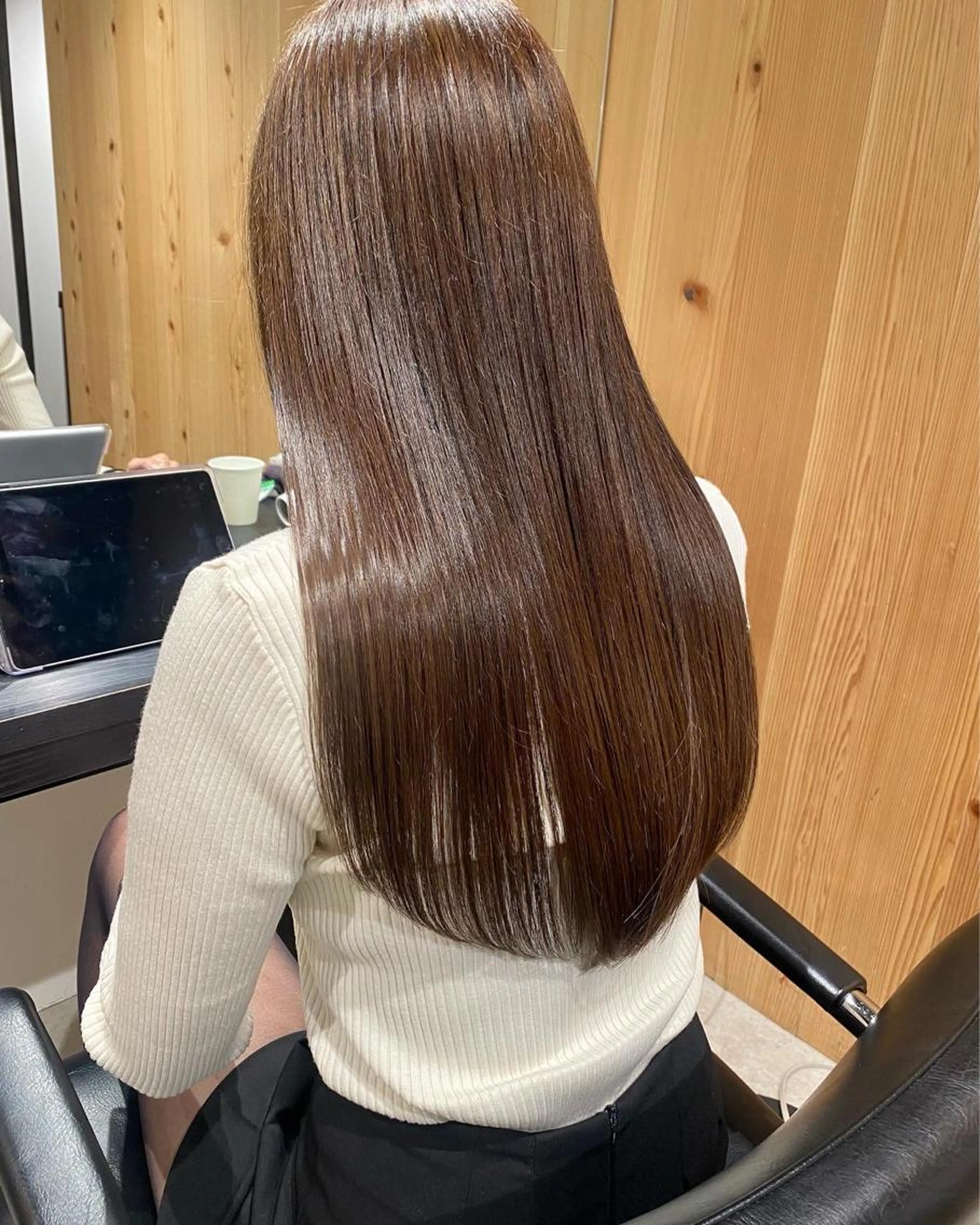 ブリーチなしダブルカラーの写真