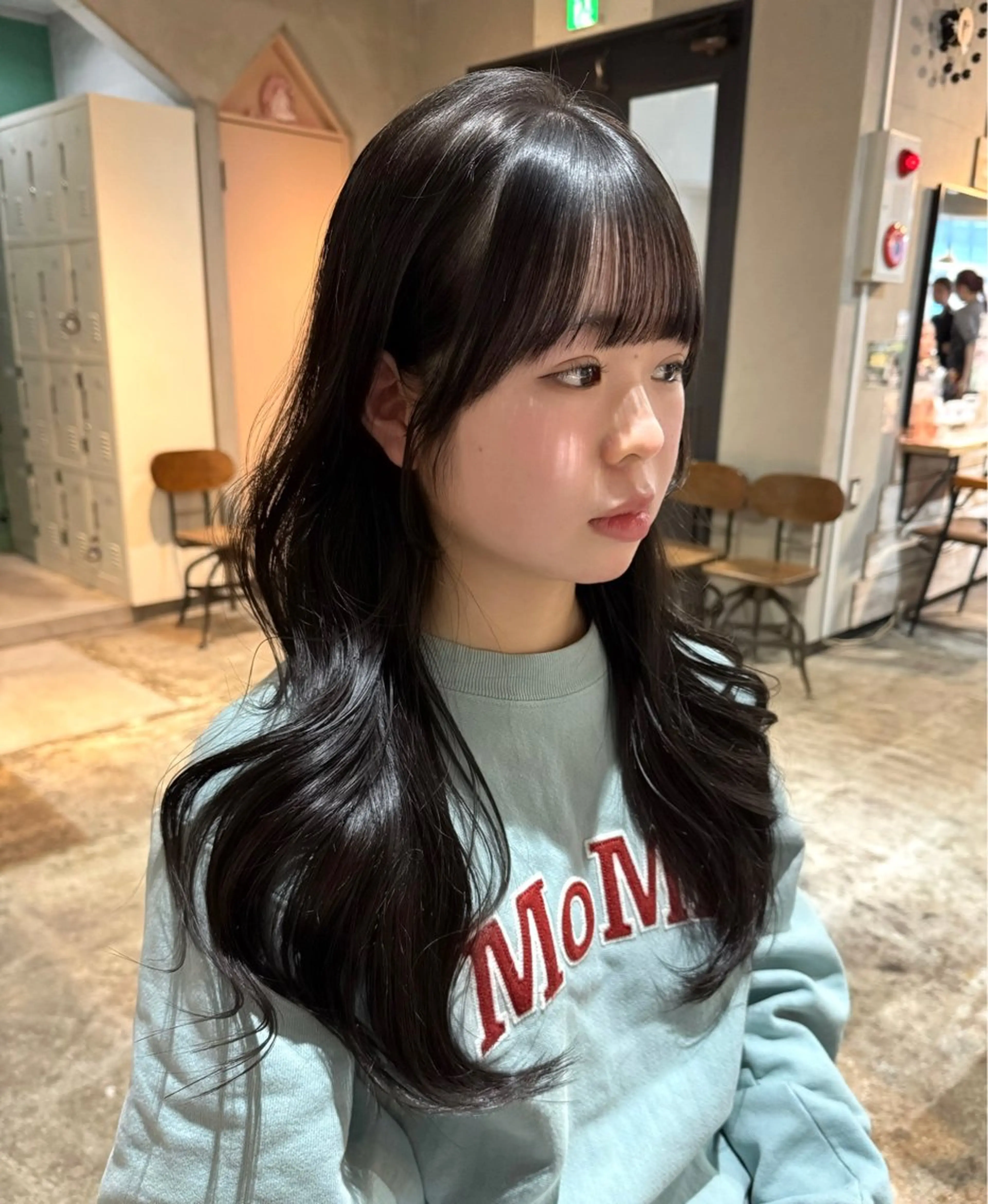 ロング くびれヘア カット ヘアカラー トリートメント 清水 健吏/ 韓国ヘア/レイヤーのヘアスタイル