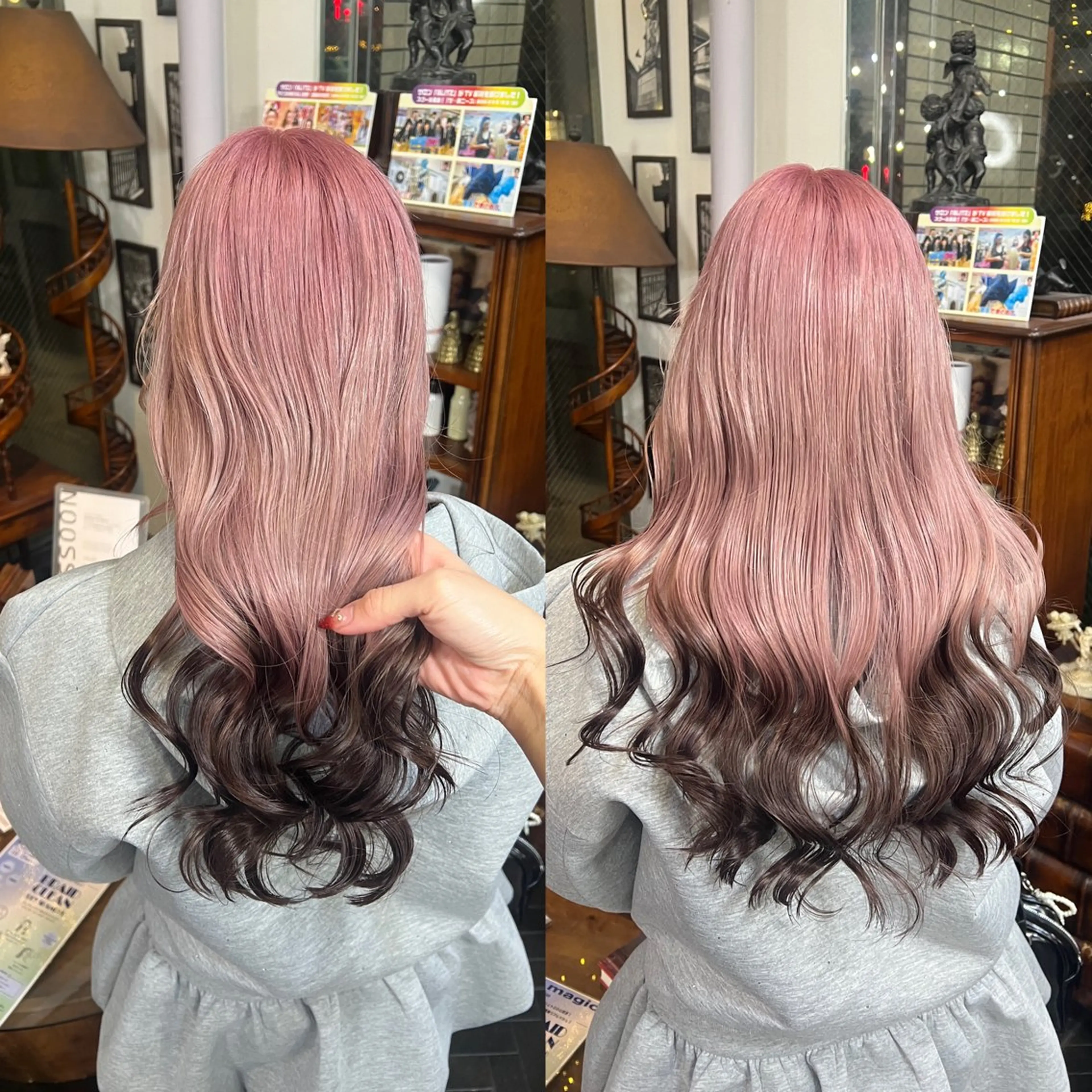 ロング カラー ヘアカラー トリートメント レイヤー/ボブ/ ミニボブ/AOIのヘアスタイル