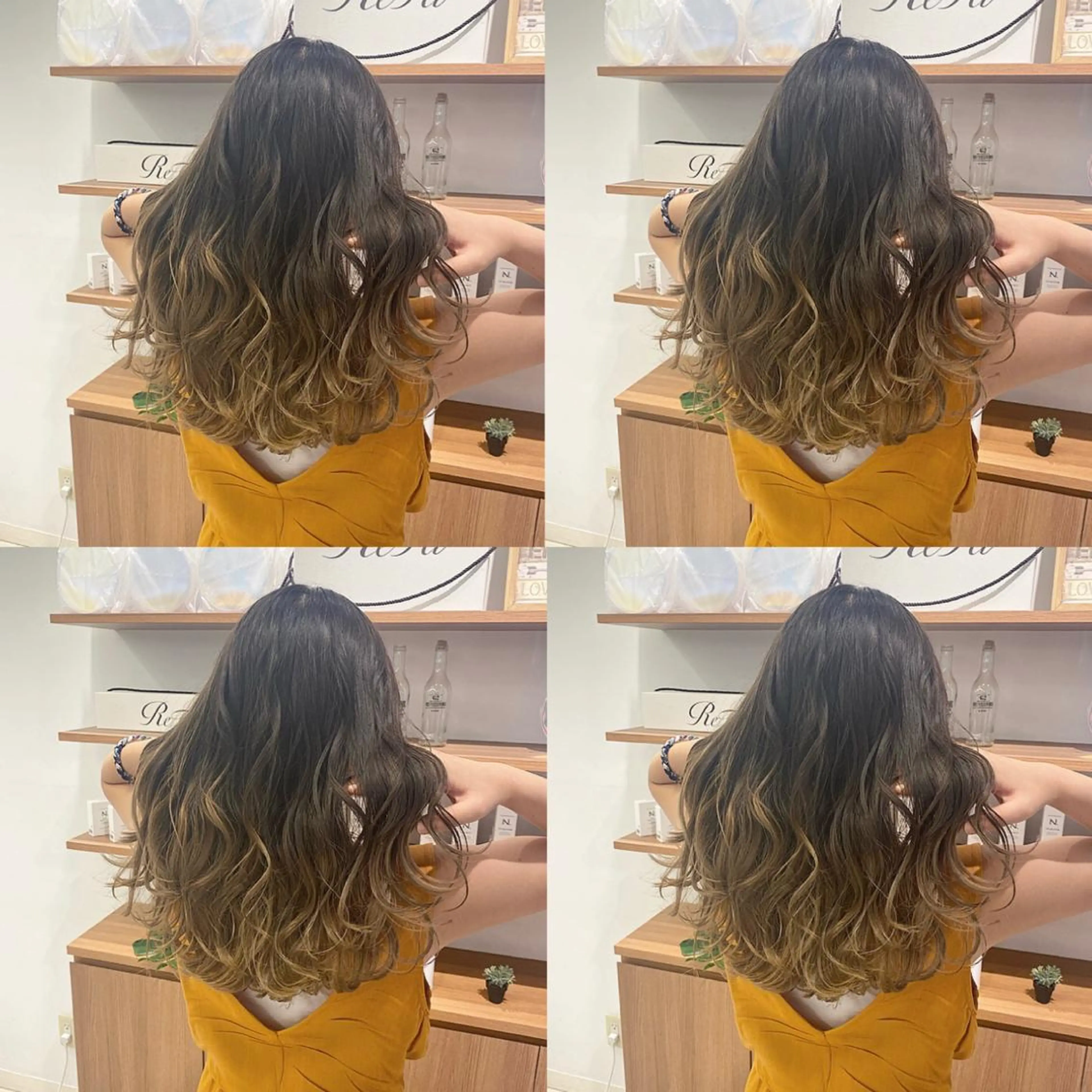 セミロング カラー 【カラー指名No 1✨】HIBIKIのヘアスタイル