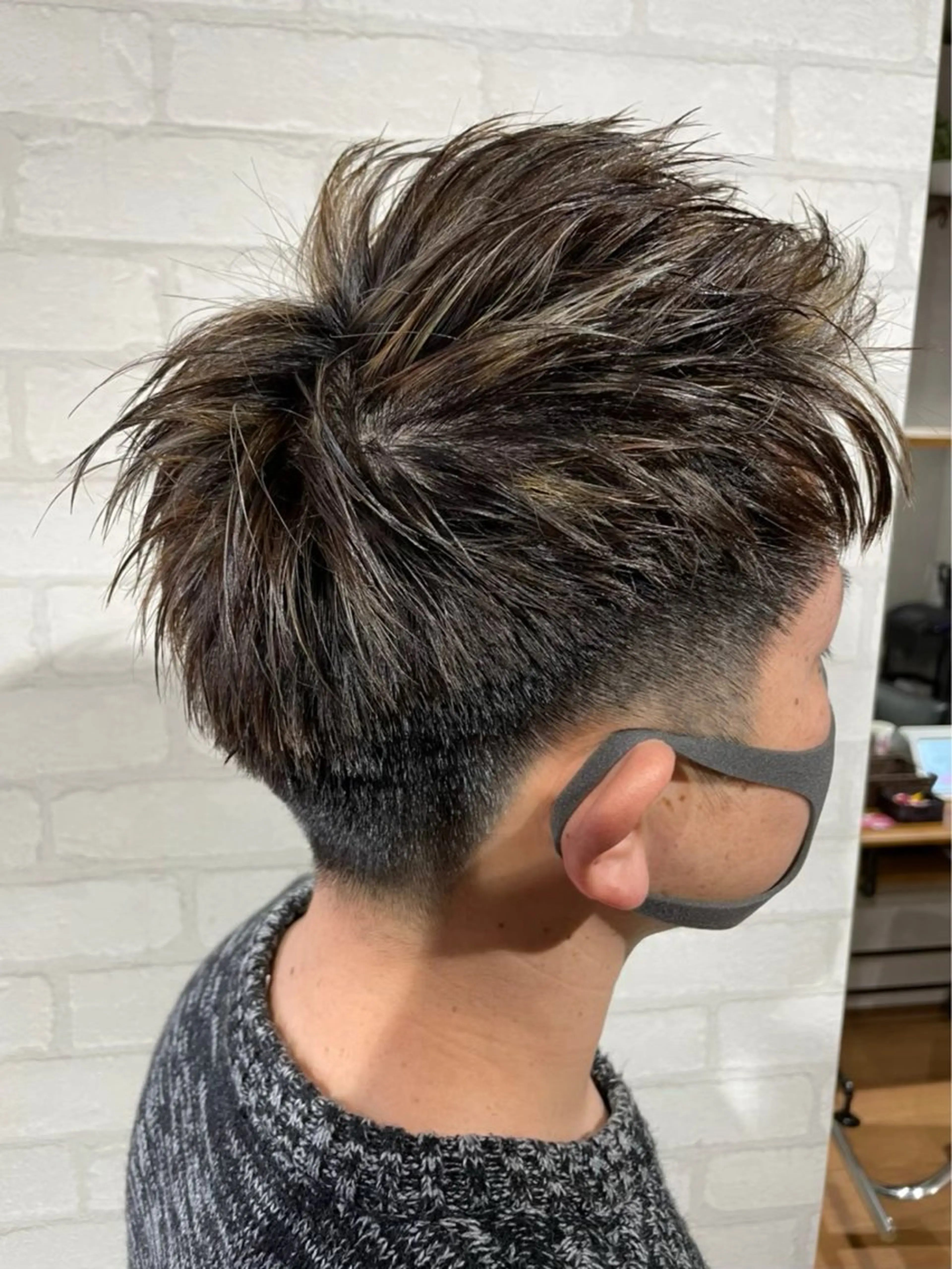 ショート カラー メンズ vis lien　川口店所属・土屋 咲希のヘアスタイル