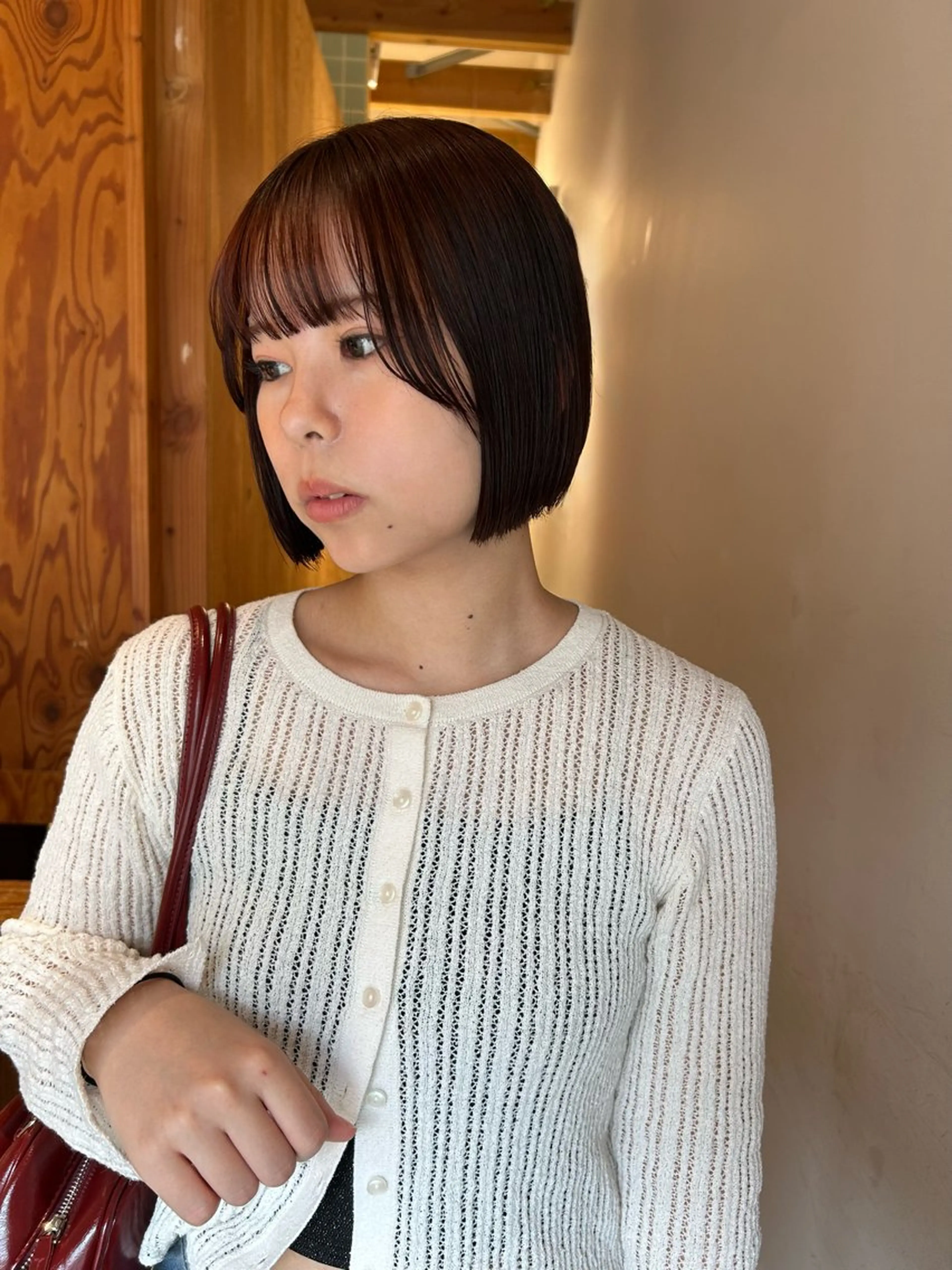 ミディアム カット トリートメント land所属・透明感カラー/レイヤ ー🌙Honokaのヘアスタイル