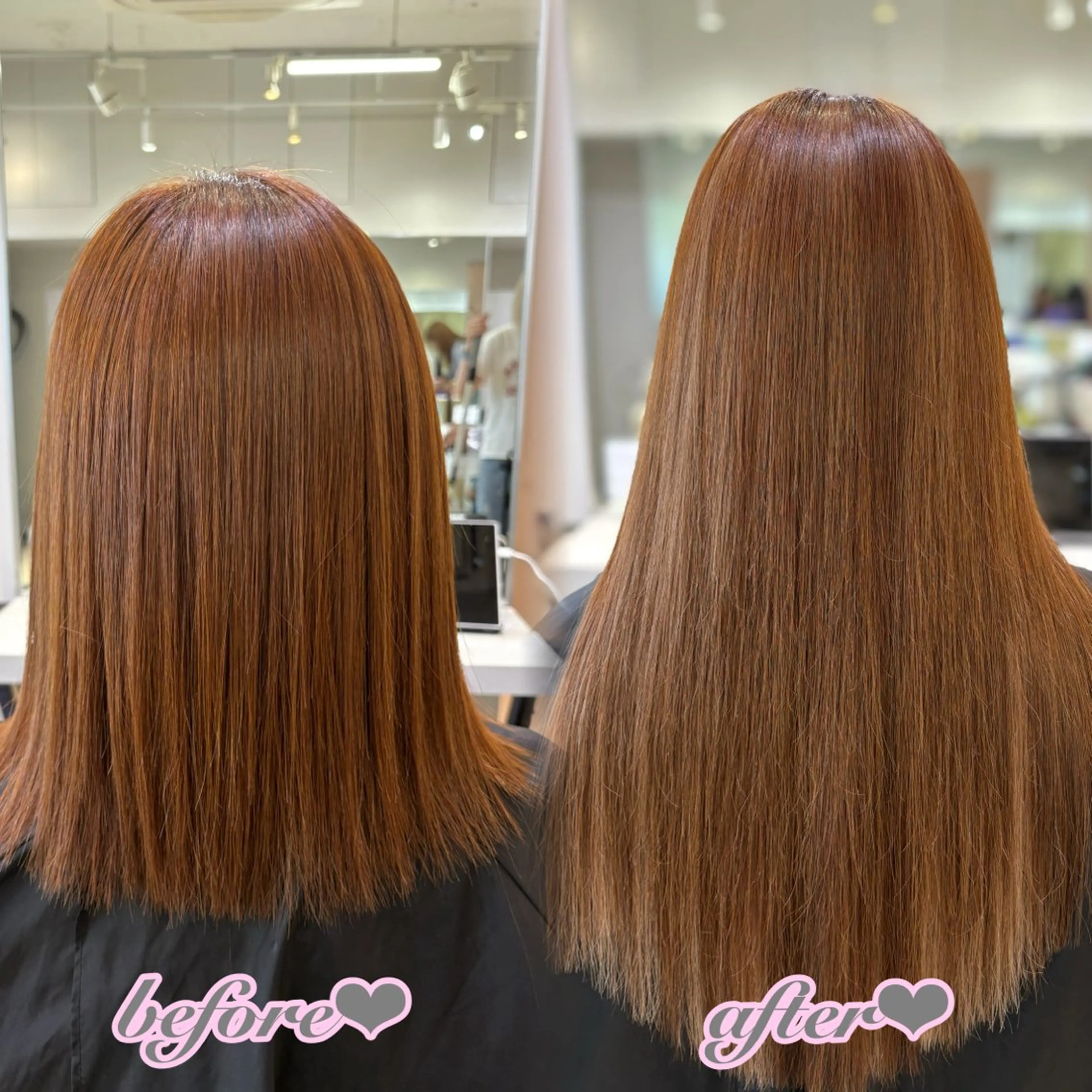 🍒エクステ80本+ワンカラー🍒カラーと一緒にエクステつけるとお得です♡人毛100%高品質♡の写真