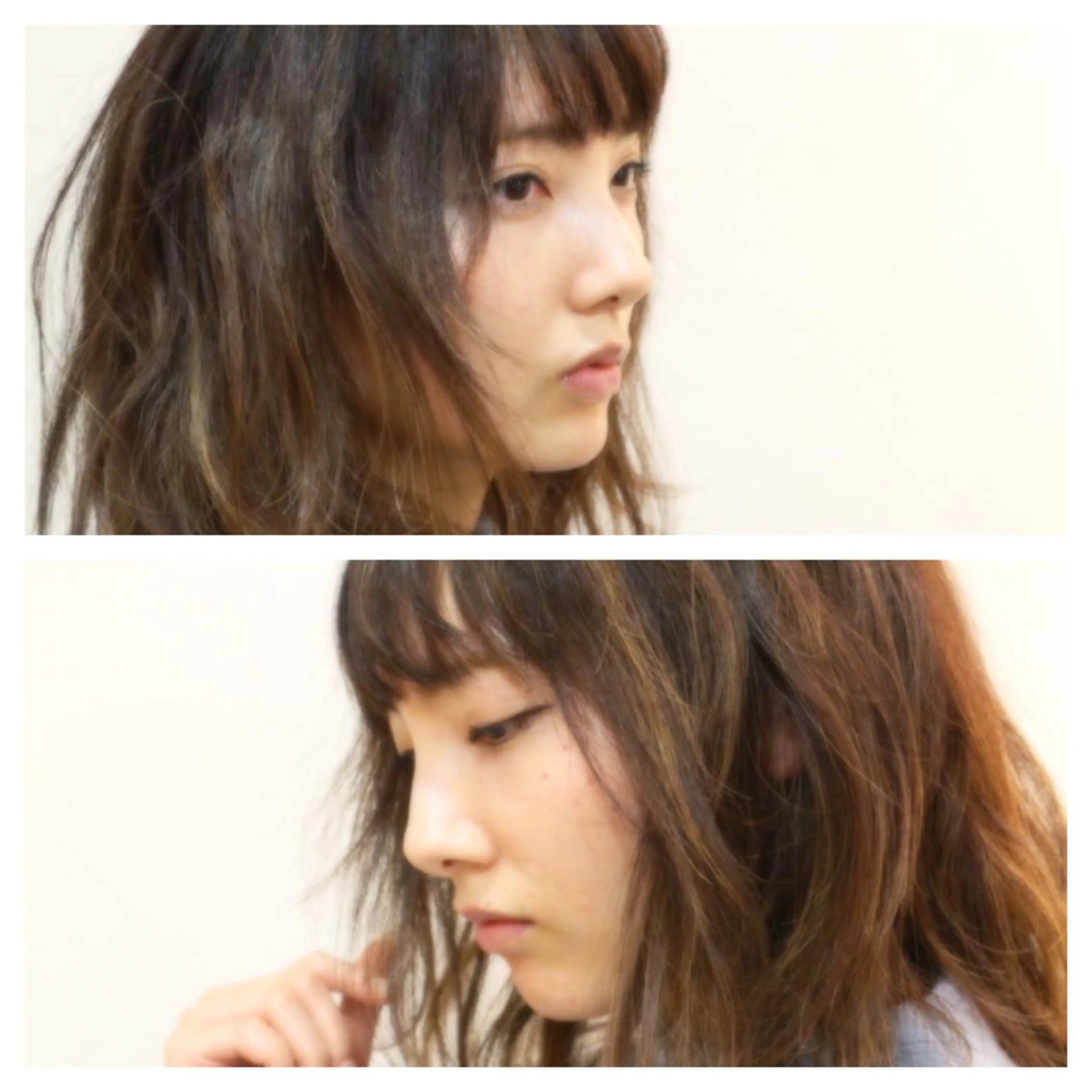 ミディアム カラー ハイライトカラー ハイライト ROOM所属・髪質改善・縮毛矯正/ 下村陽平のヘアスタイル