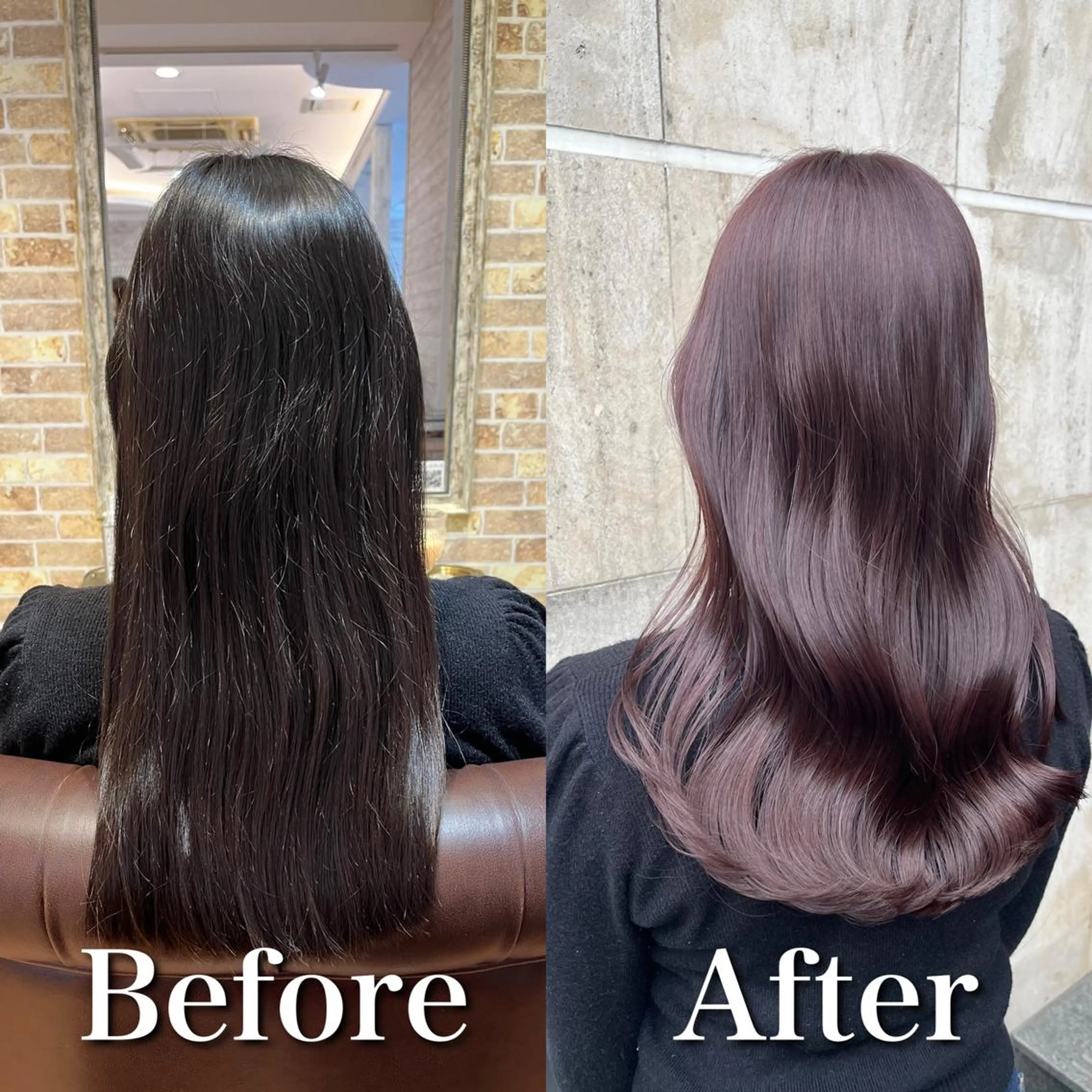 ロング カラー ブリーチ ダブルカラー ハイライトカラー ブリーチなしカラー ハイライト ヘアカラー トリートメント ブリーチなし✨艶髪 カラー𓃲YAGIのヘアスタイル