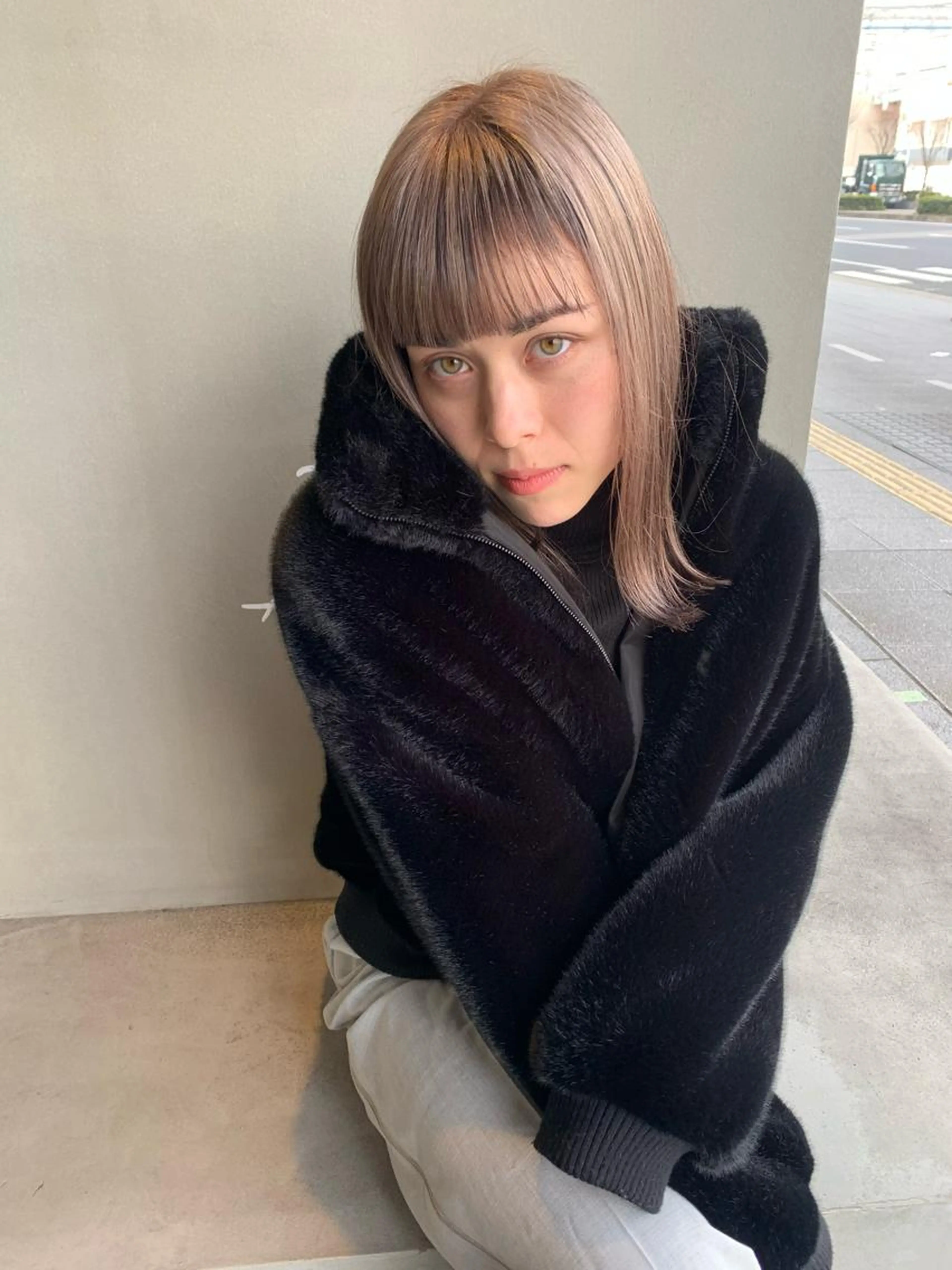 《土日、祝日も使える🎡》ケアブリーチダブルカラ【1ブリーチ＋カラー】の写真